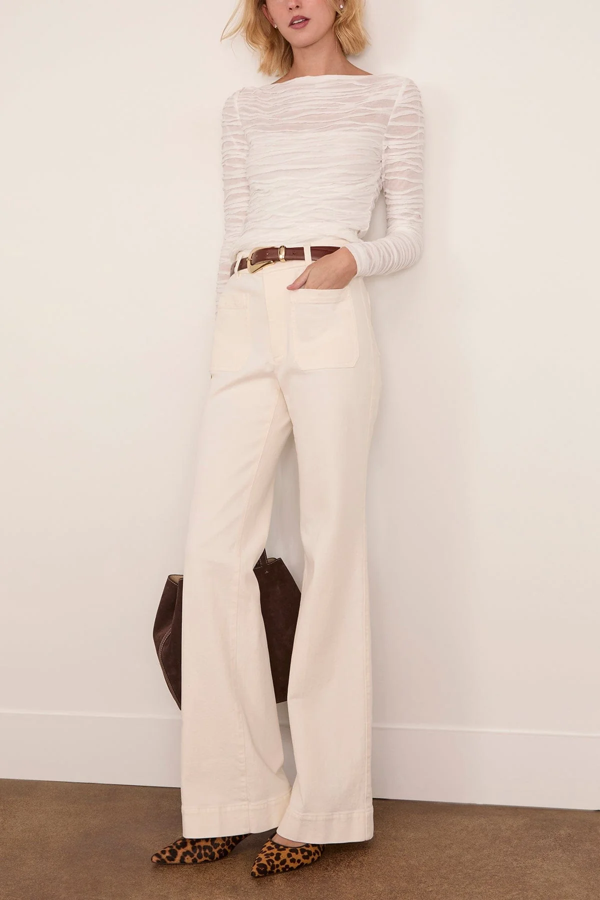 Paloma Top in White - Image 2