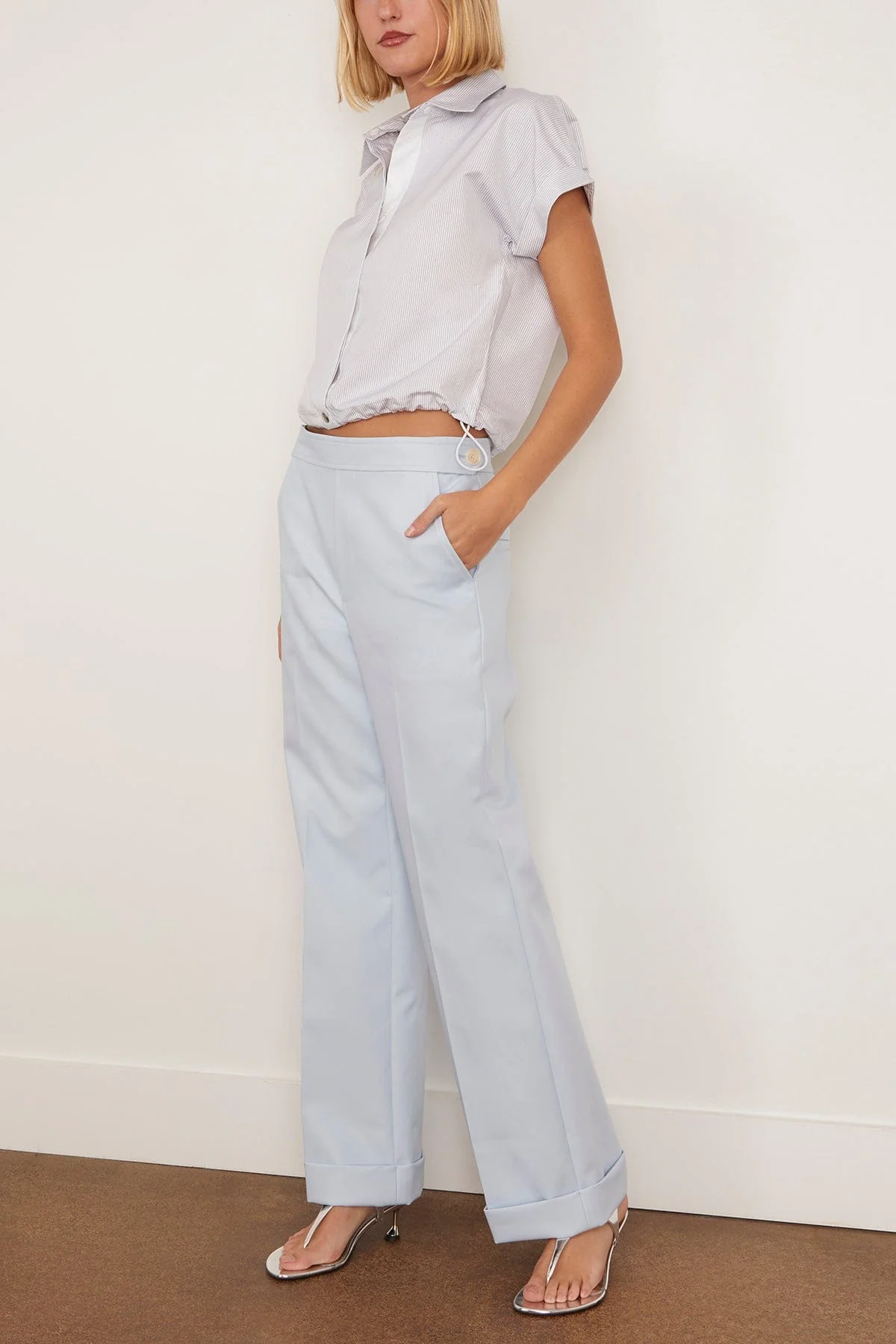 Parker Pant in Pale Blue - Image 2