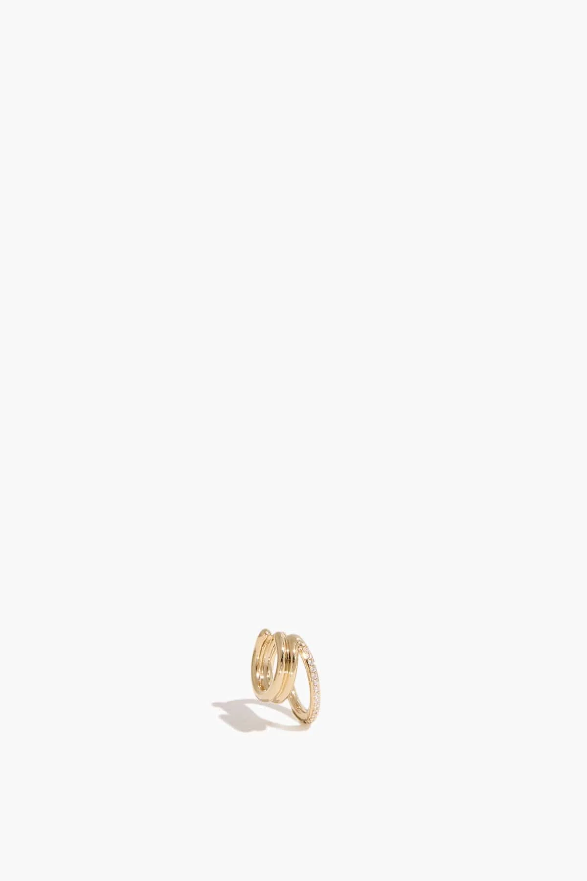 Pave Concero Ear Cuff in Gold