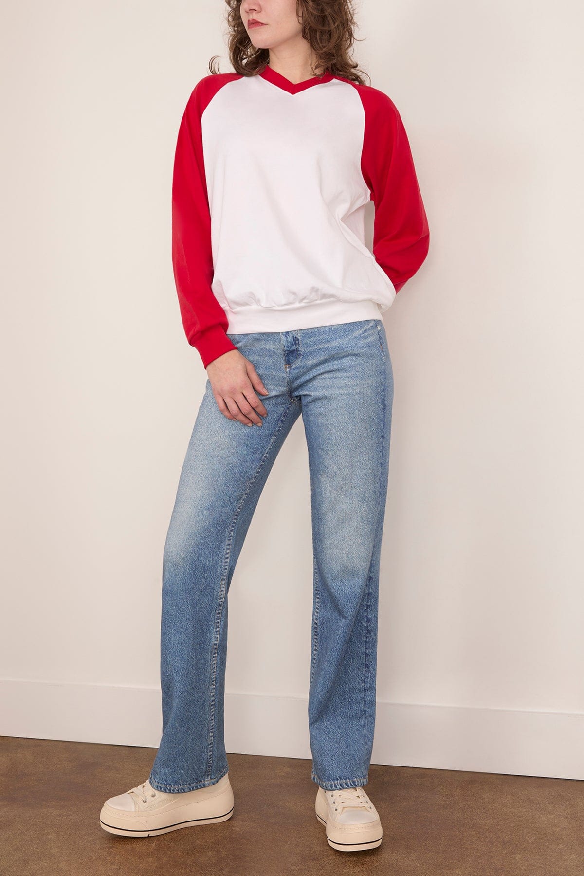 Perfect Vintage Sweatshirt in Red Multi - Image 2