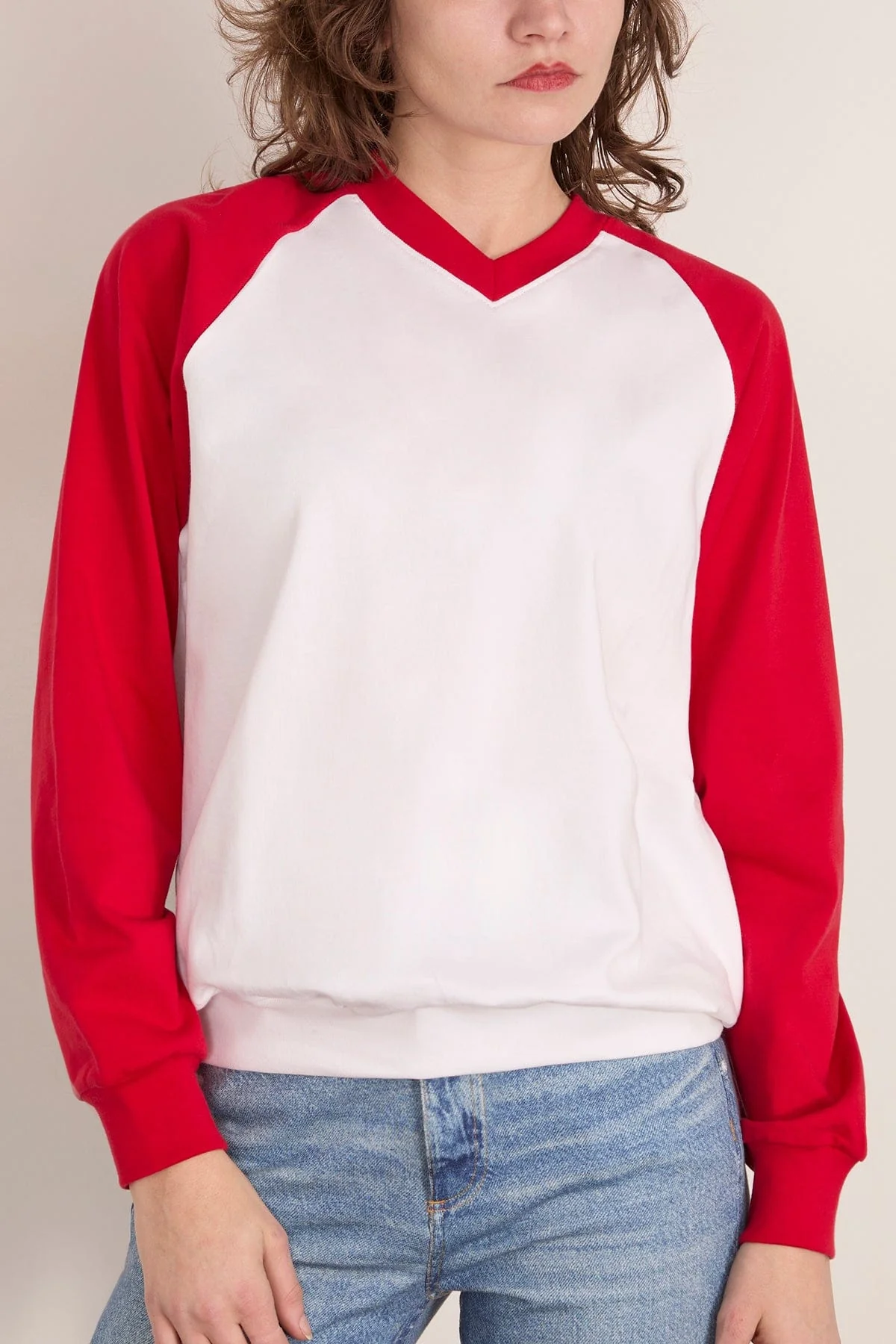 Perfect Vintage Sweatshirt in Red Multi - Image 3