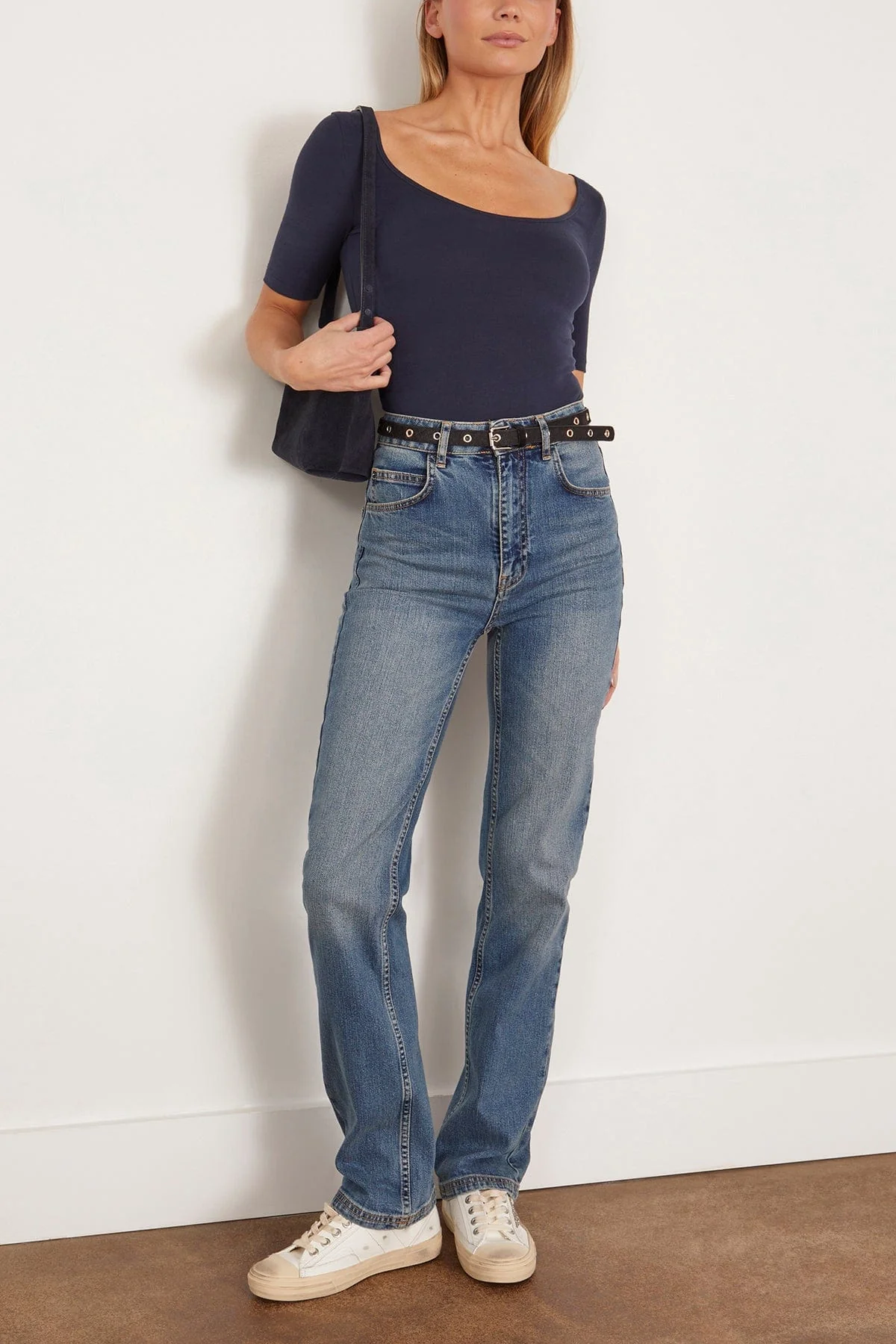Pien Bodysuit in Navy - Image 2
