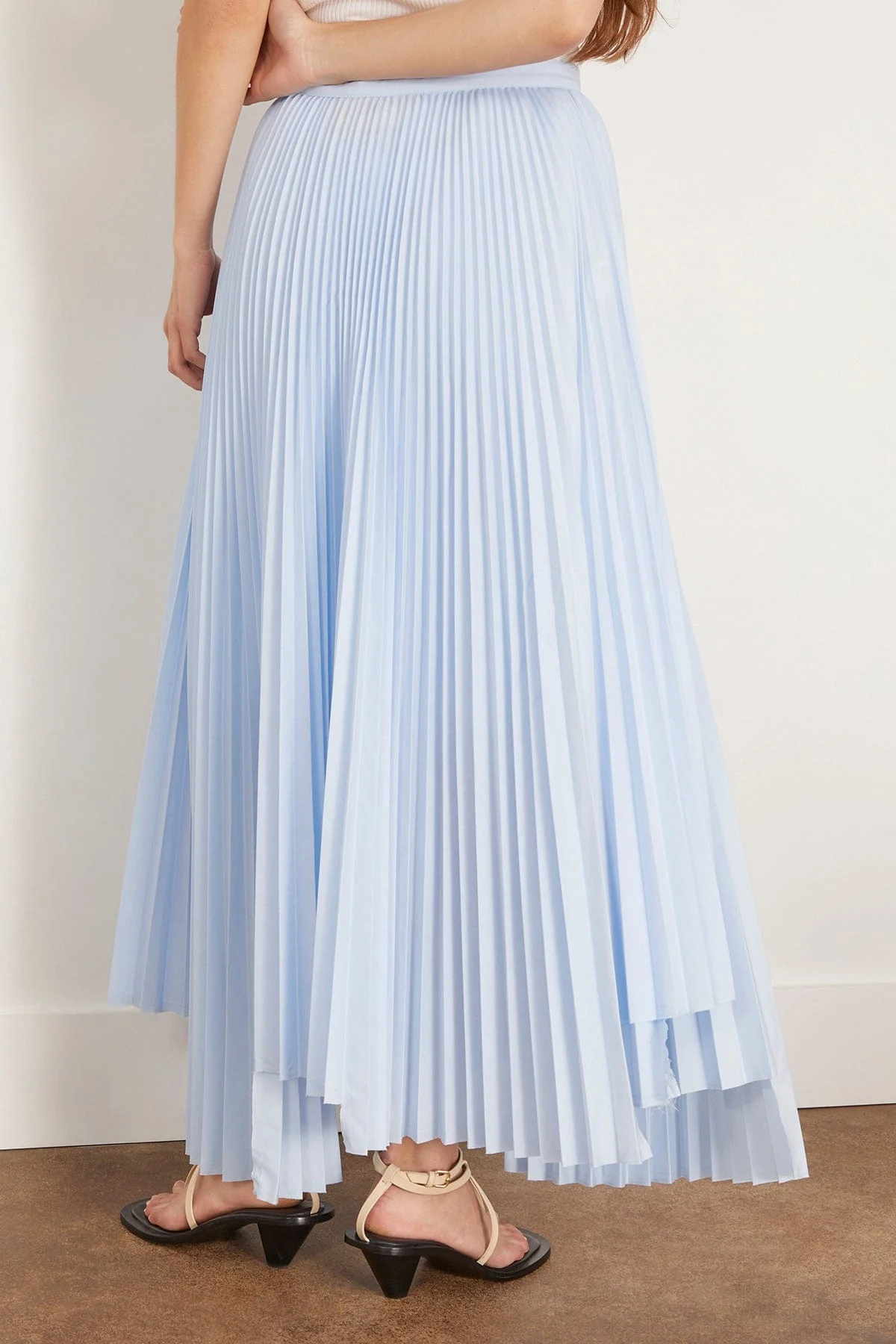 Pleated Skirt in Sky Blue - Image 6