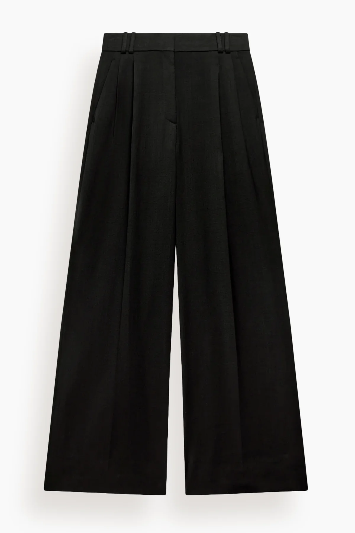 Pleated Trouser in Black