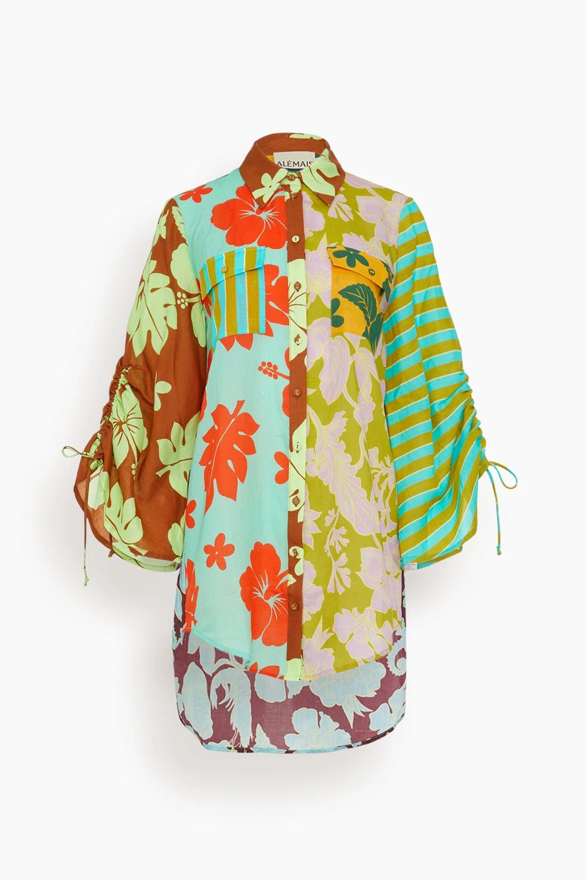 Poppy Spliced Shirt in Multi (TS)