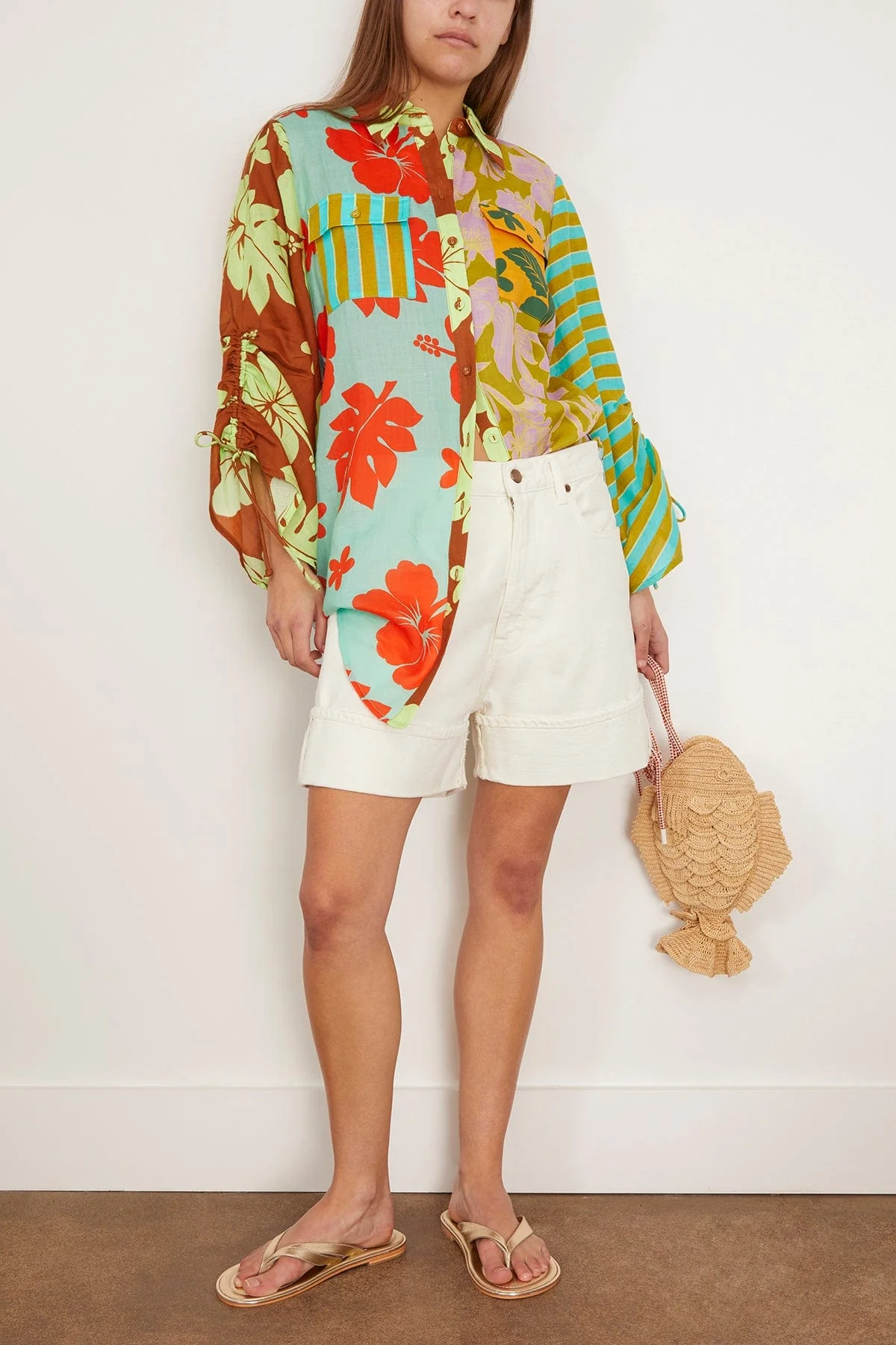 Poppy Spliced Shirt in Multi (TS) - Image 2