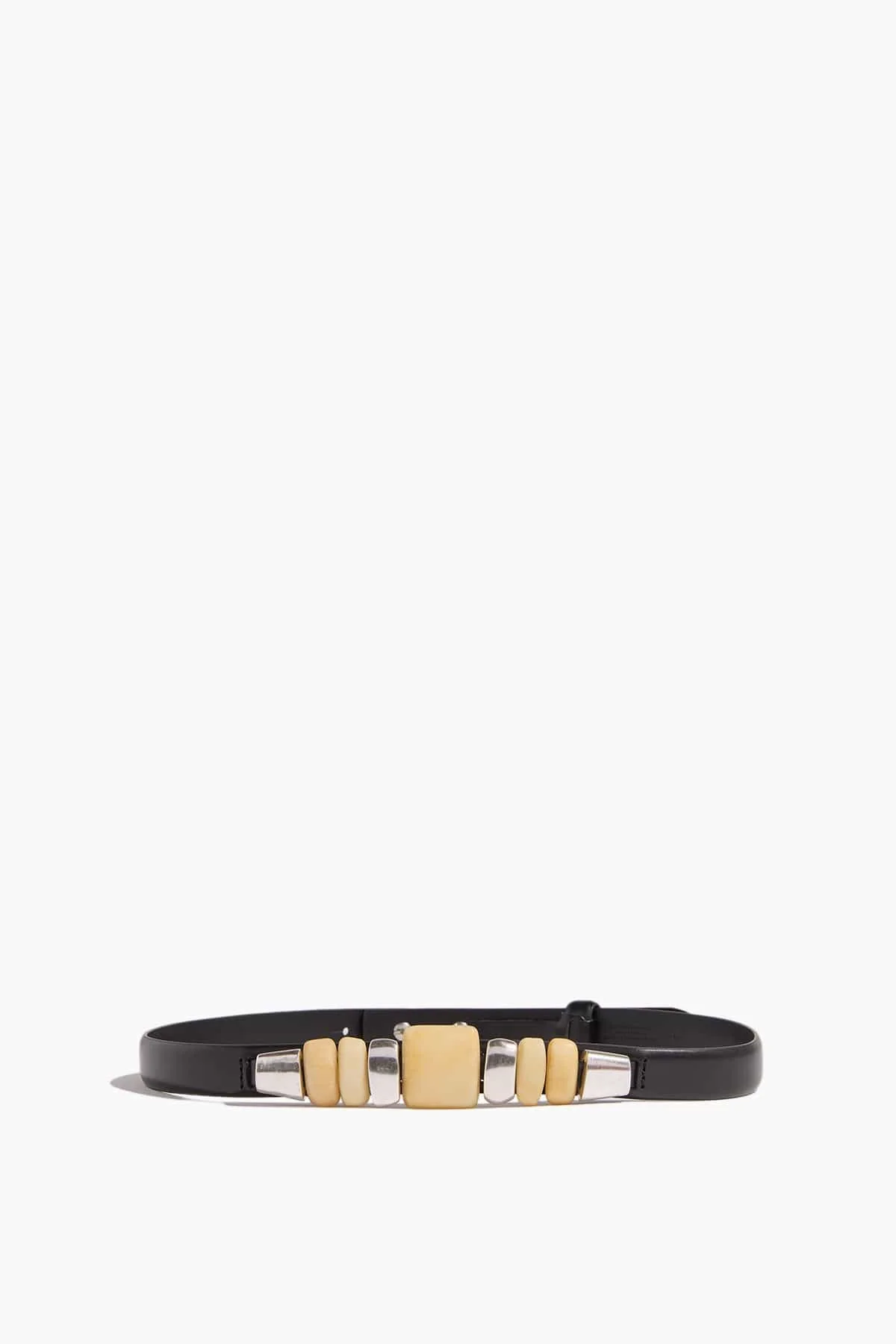 Raissa Paradise Belt in Ecru/Silver