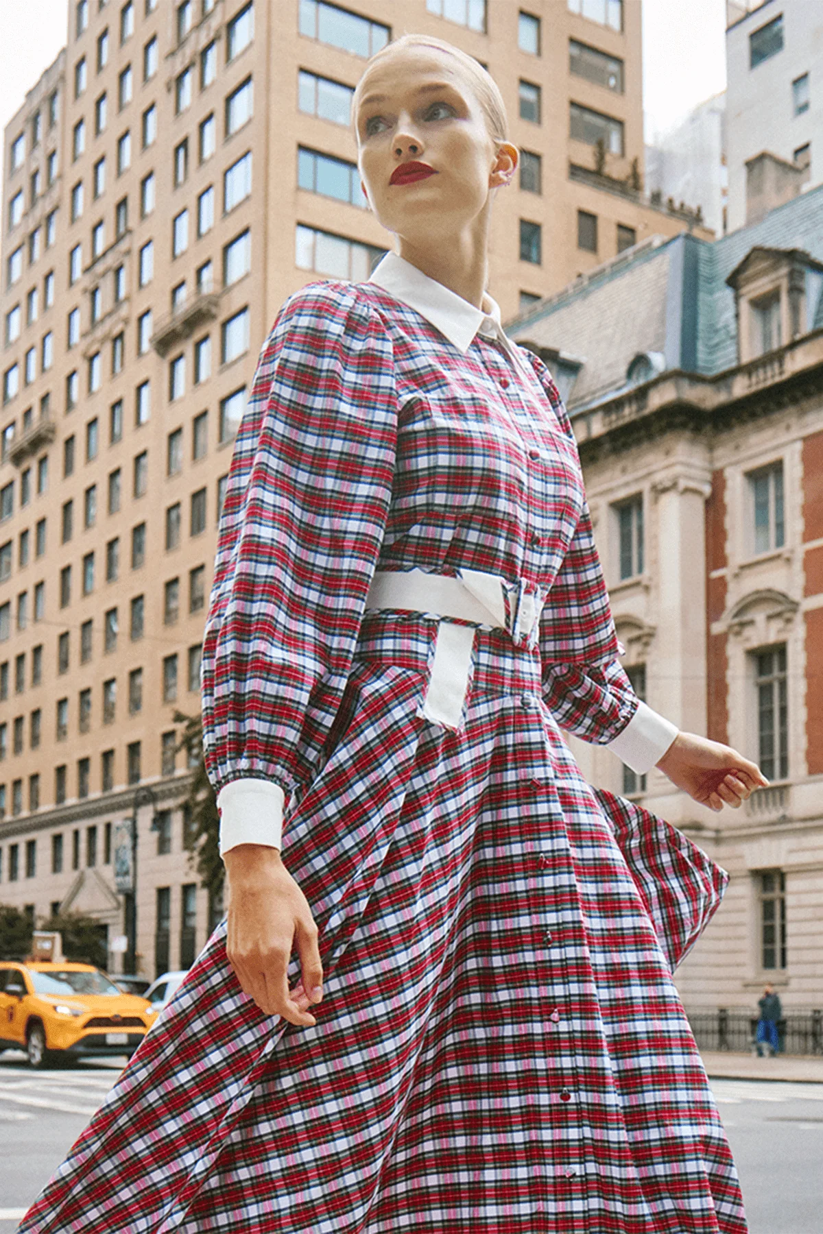 Randolph Dress in Alpine Plaid - Image 5