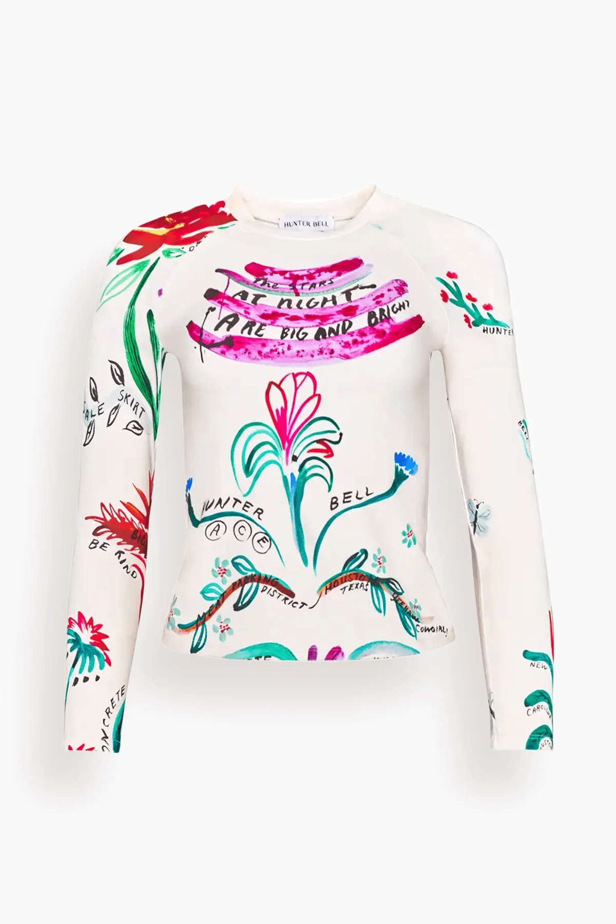 Rashguard Top in Anniversary Print