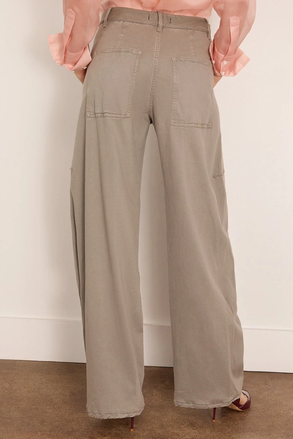 Reactive Garment Dyed Stretch Twill Sid Pant in Pewter - Image 4