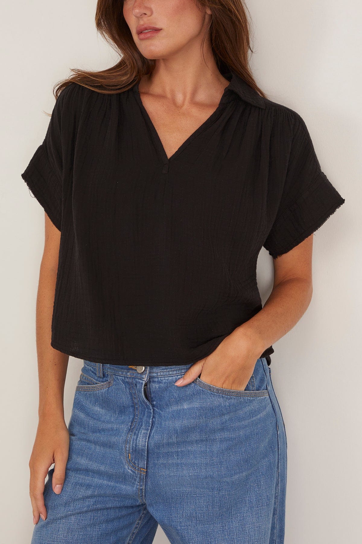Reggie Top in Black - Image 3