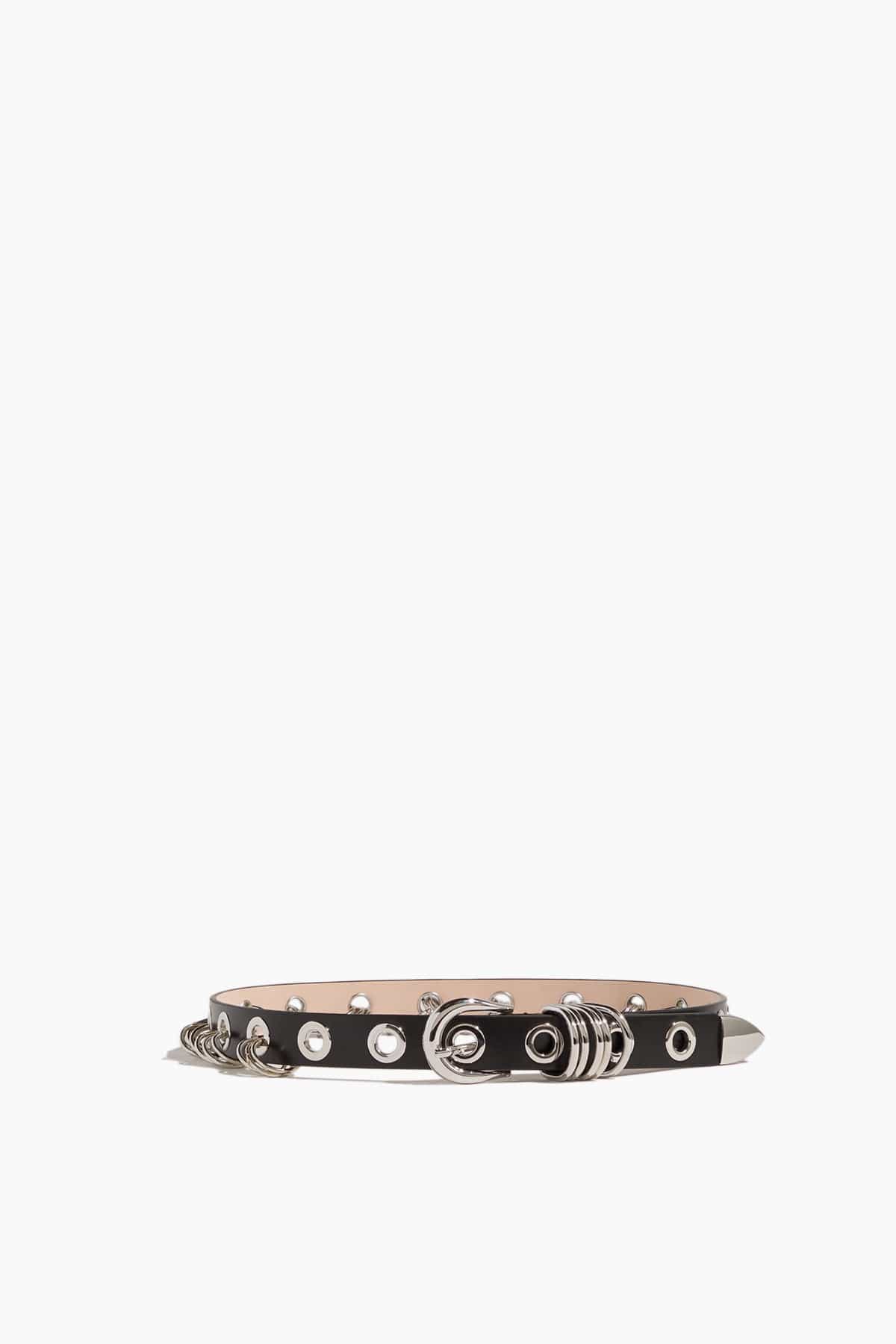 Revenge Belt in Black/Silver