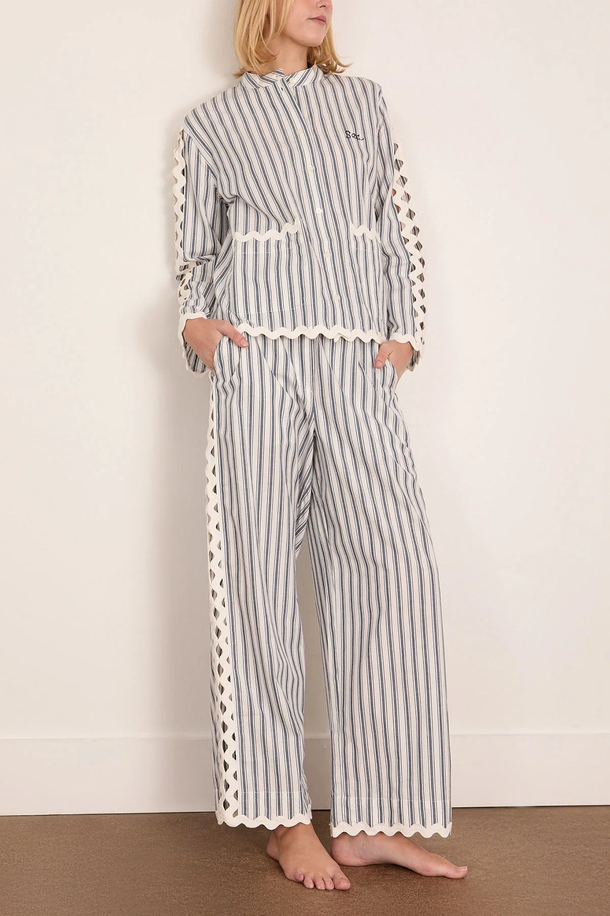 Richa Sleepwear Pajama Set in Multi - Image 3
