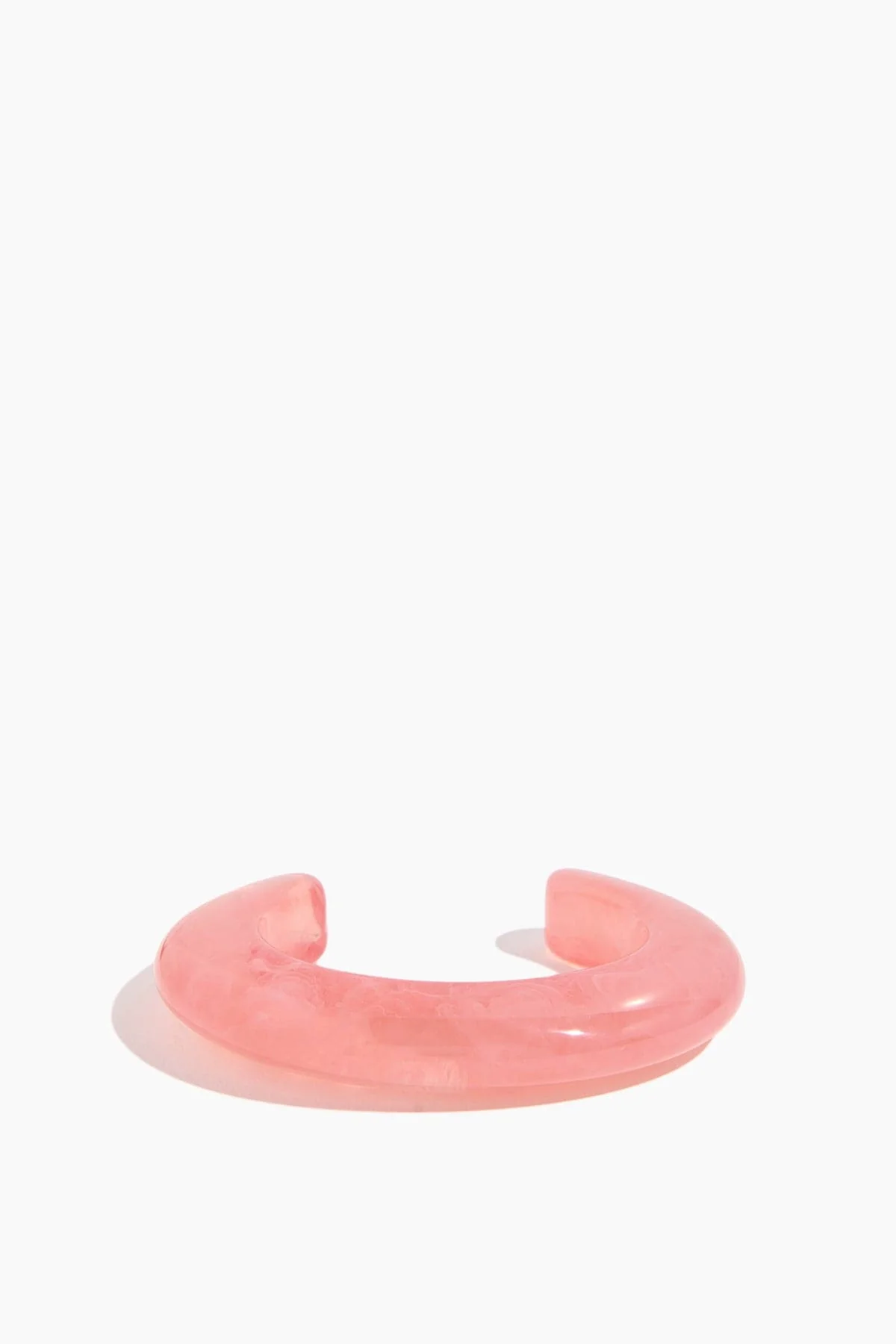 Ridge Cuff in Marbled Grapefruit Pink