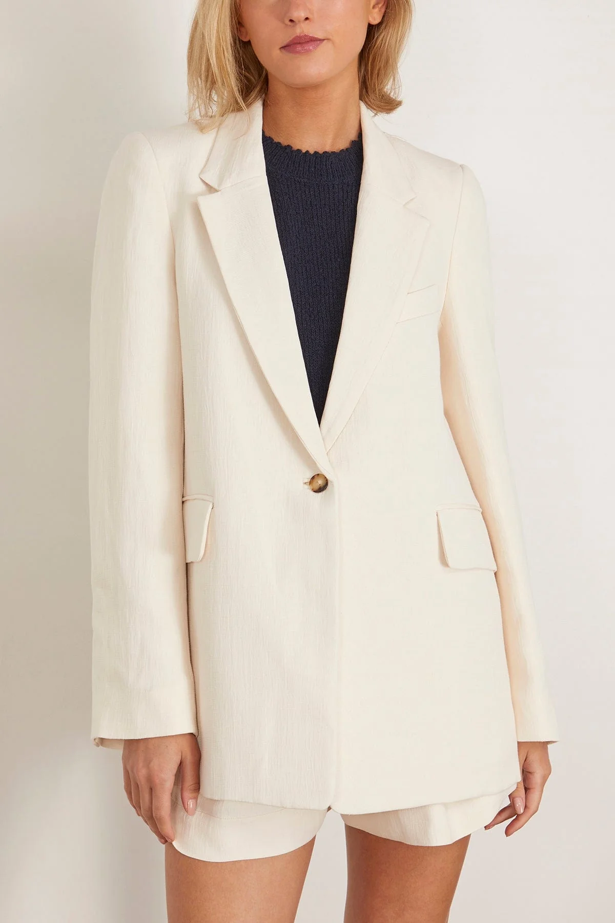Rior Blazer in Cream - Image 3