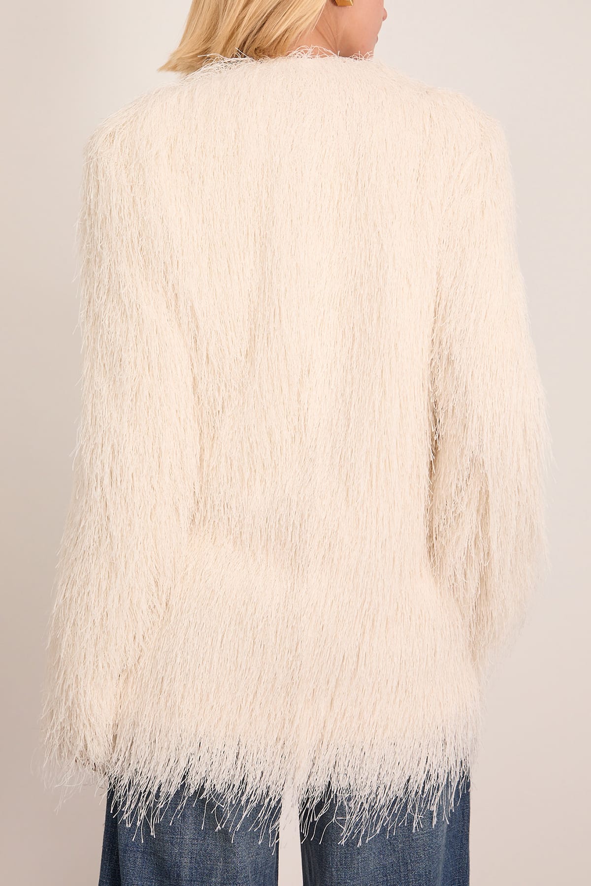 Rivla Short Coat in White - Image 4