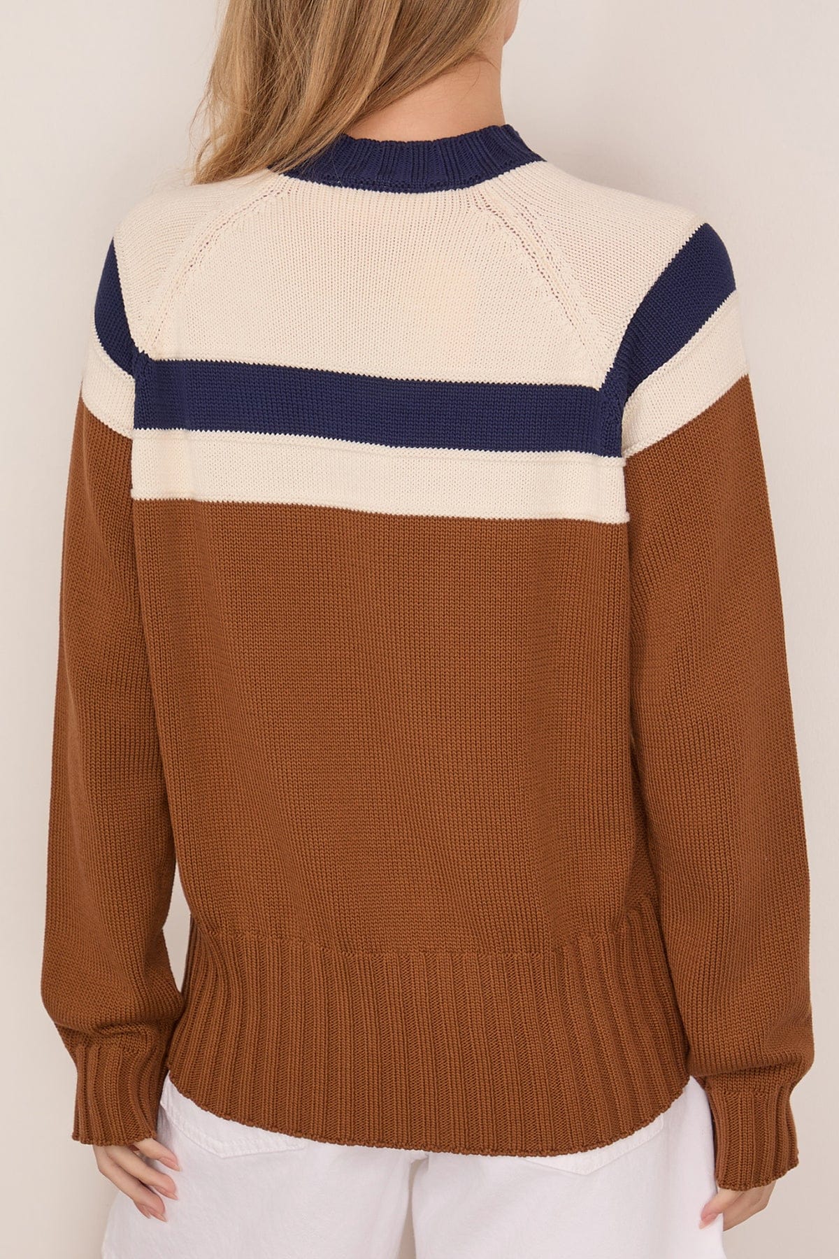 Roundneck Sweater in Tobacco - Image 4