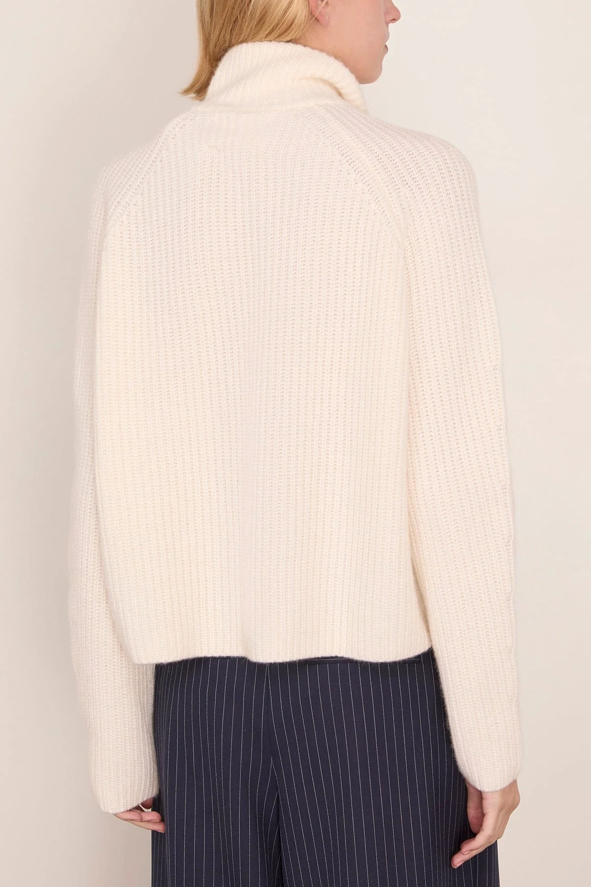 Sadie Zip Cardigan in Cream - Image 4