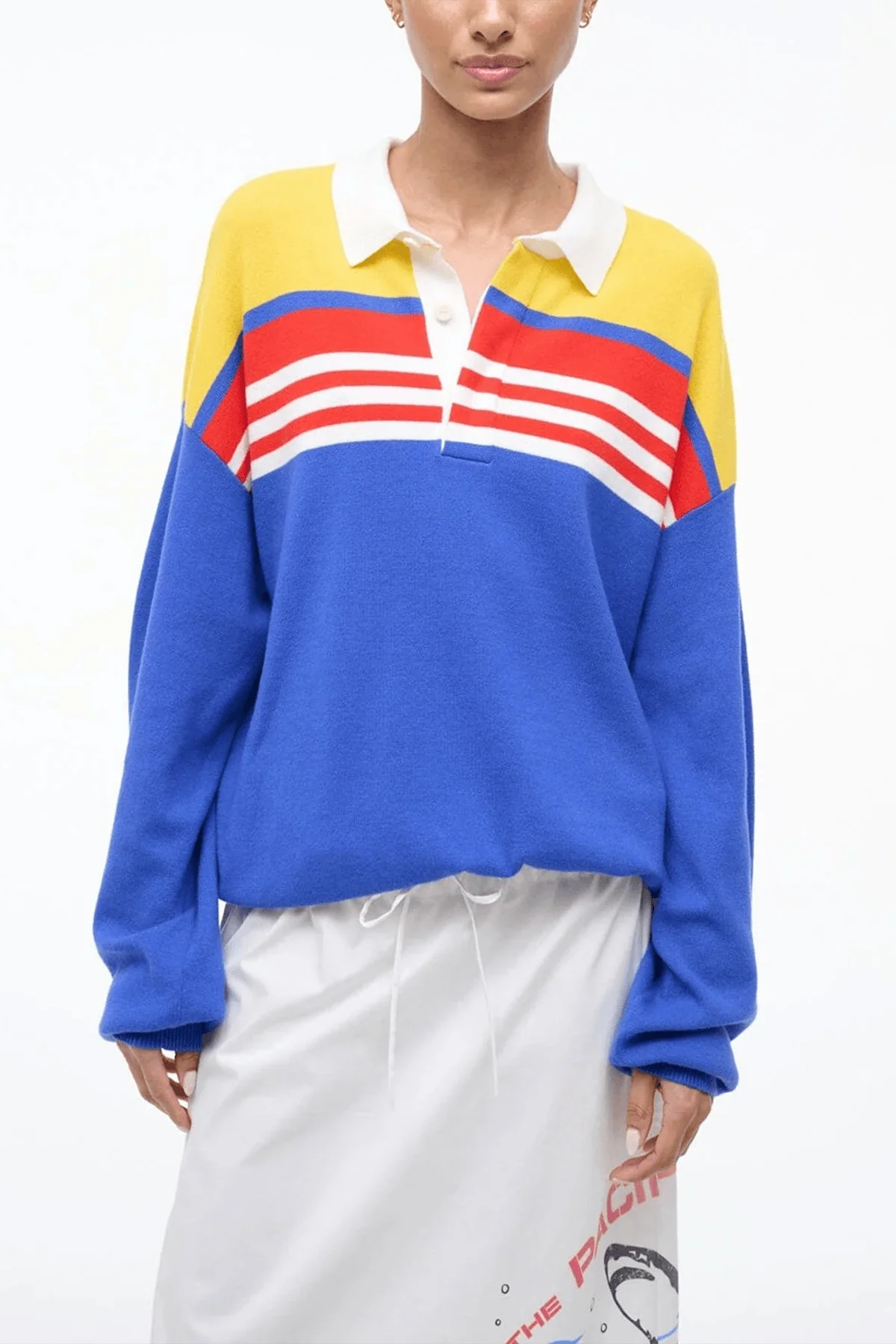 Sail Top in Royal Multi Stripe - Image 3