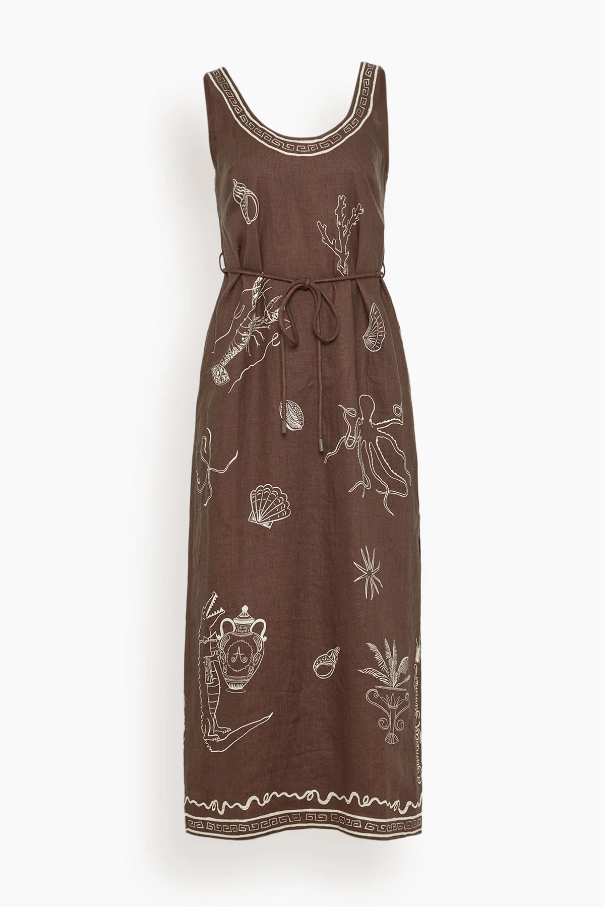 Sammy Midi Dress in Chocolate (TS)