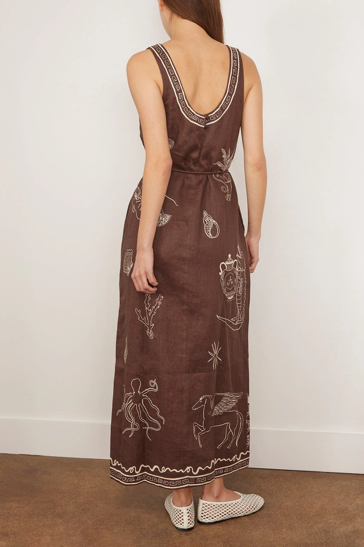 Sammy Midi Dress in Chocolate (TS) - Image 4