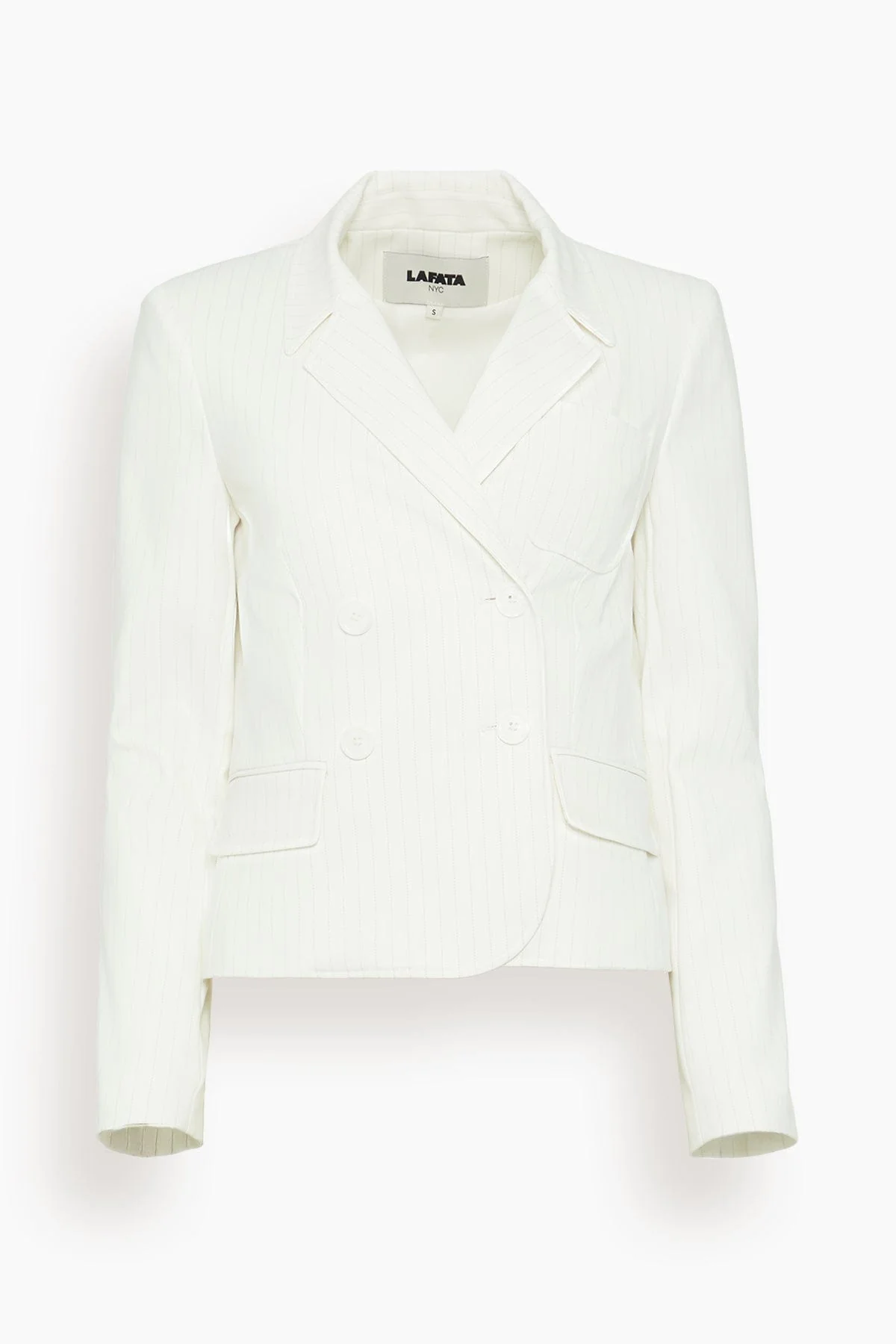 Schoolboy Blazer in White/Black