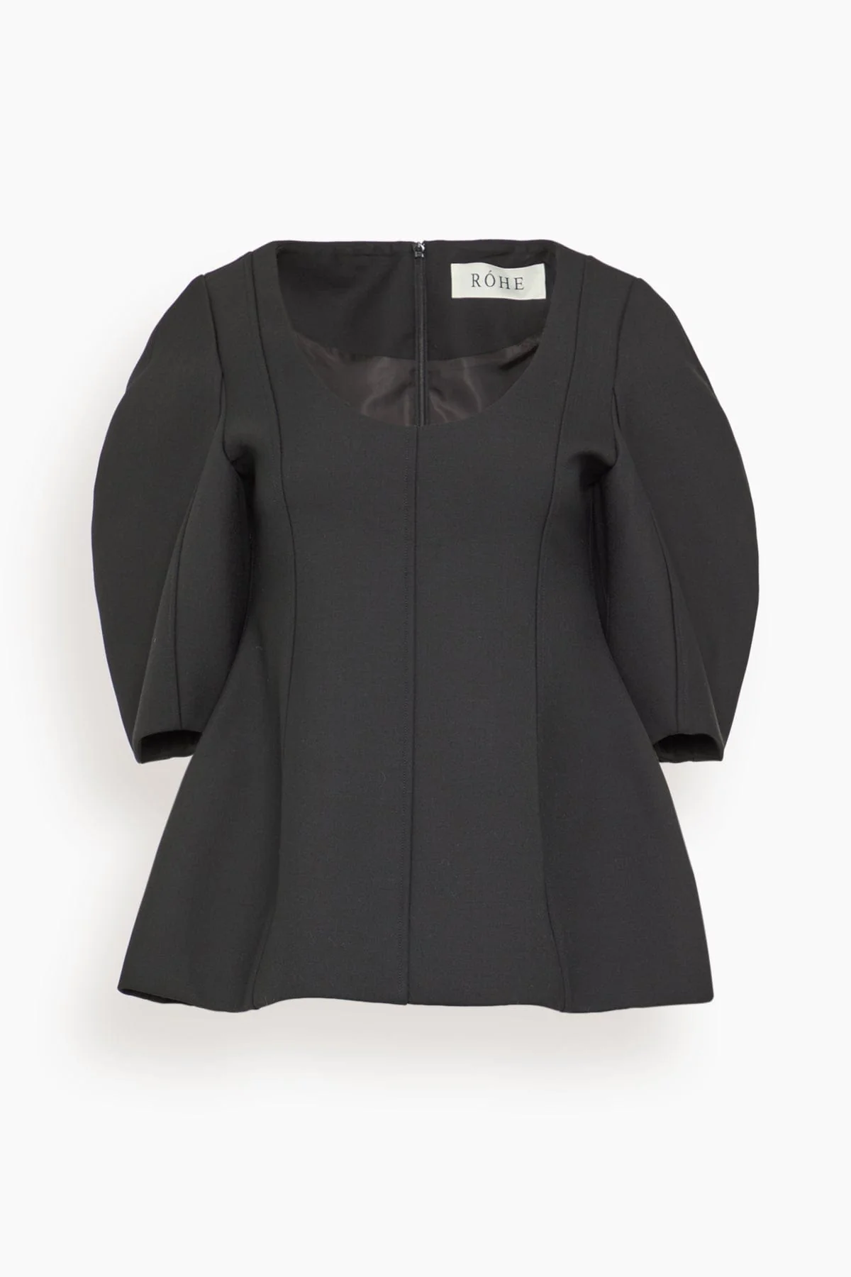 Sculptural Top in Black
