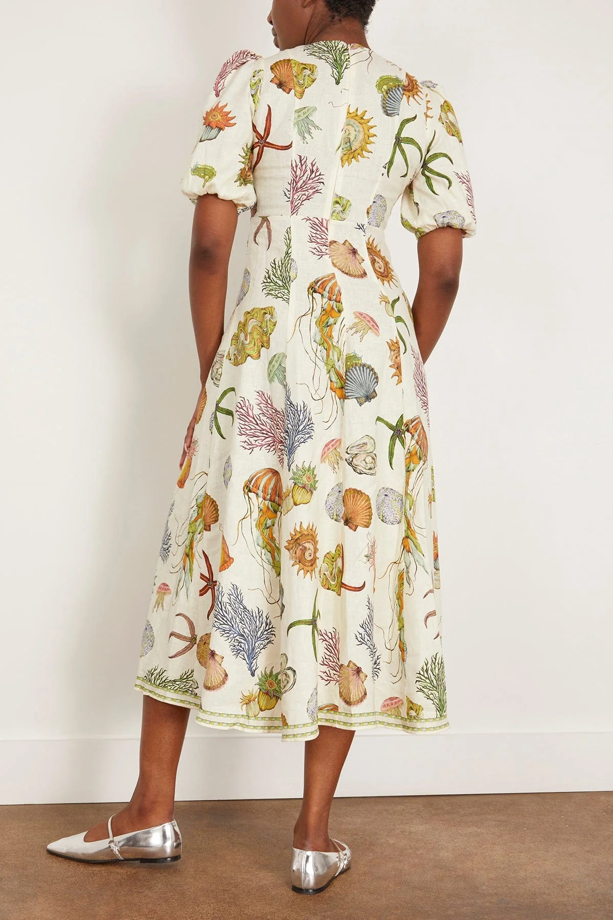 Sea Midi Dress in Cream (TS) - Image 4