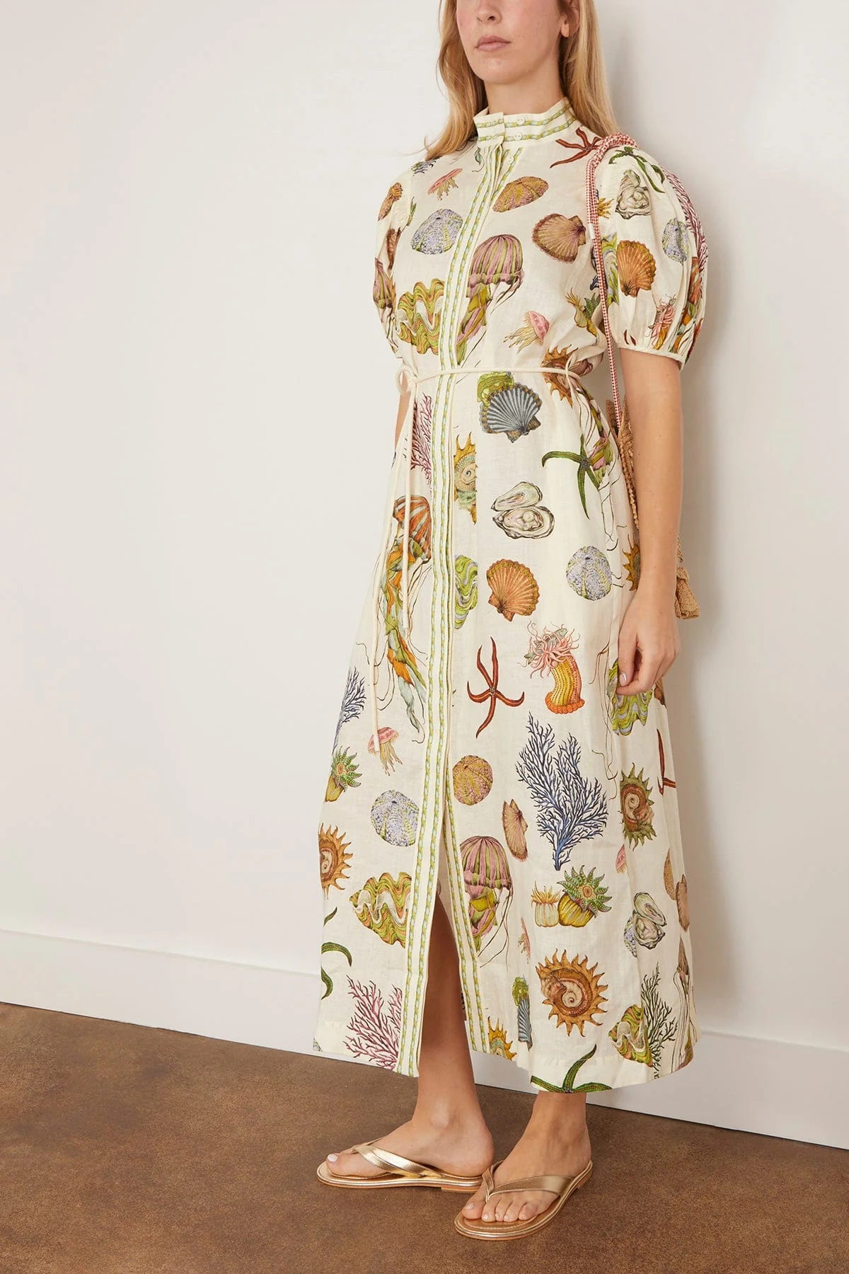 Sea Shirtdress in Cream (TS) - Image 2
