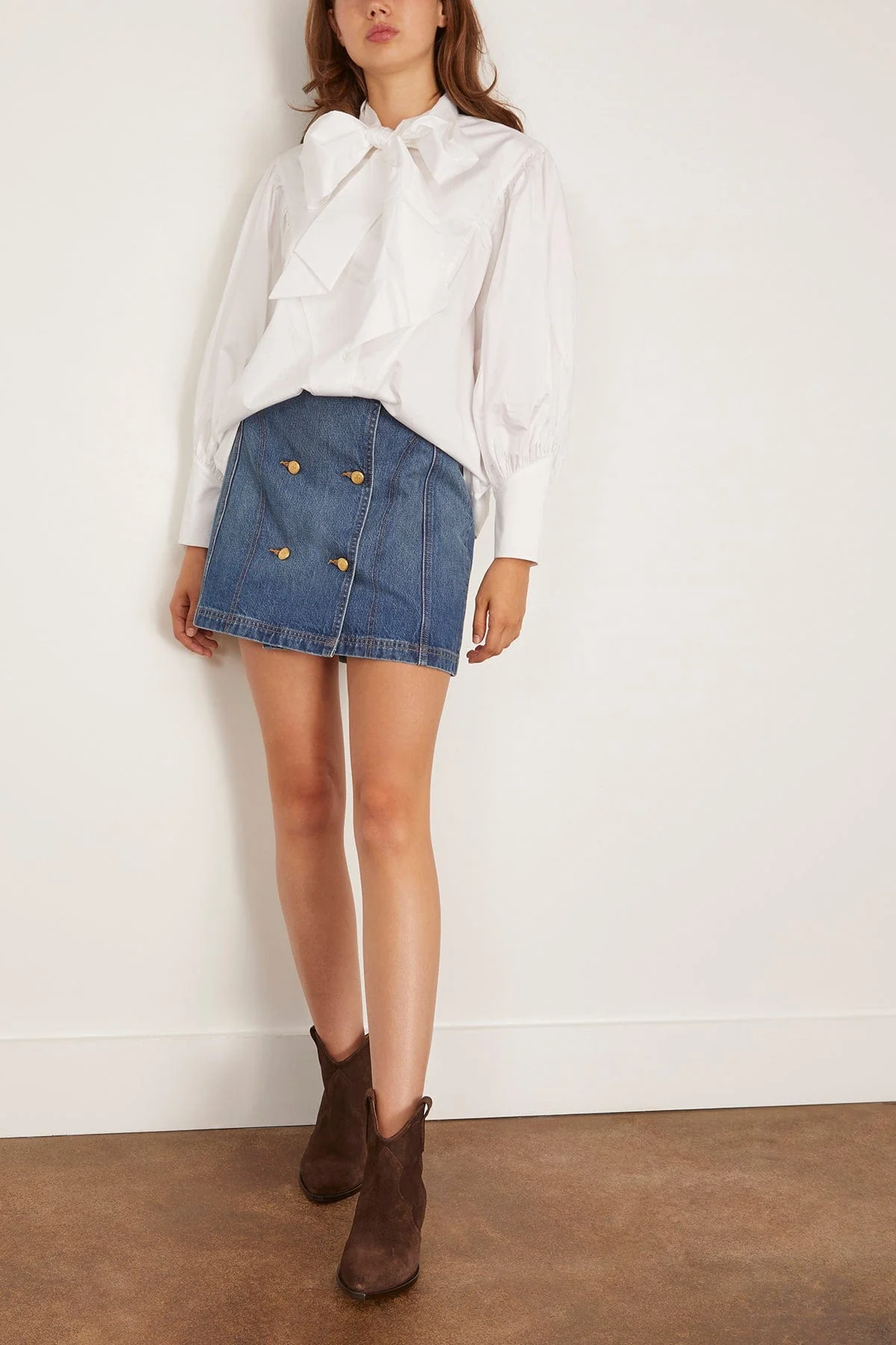 Shay Blouse in Bright White - Image 2