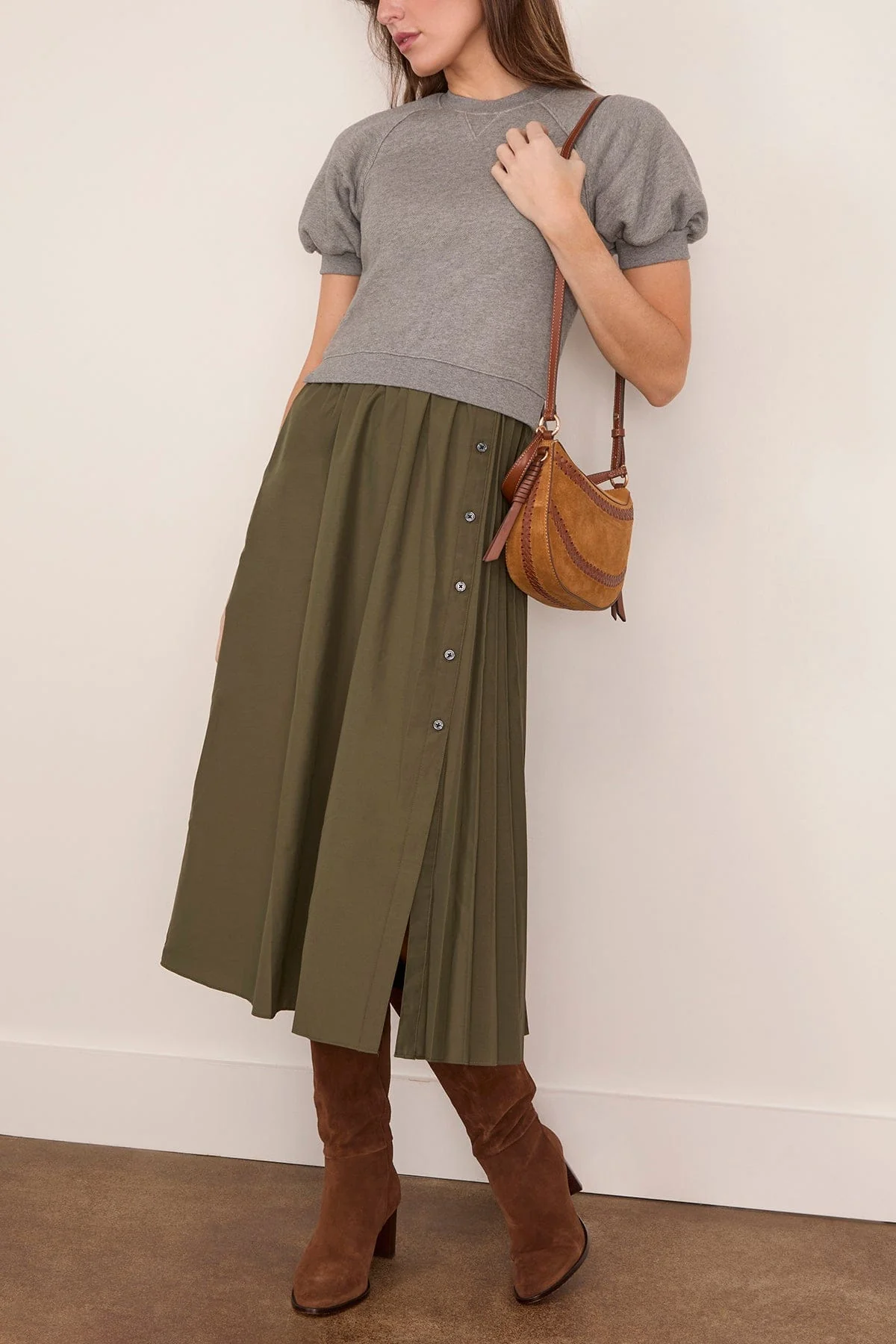 Shayna Dress in Heather Gray - Image 2