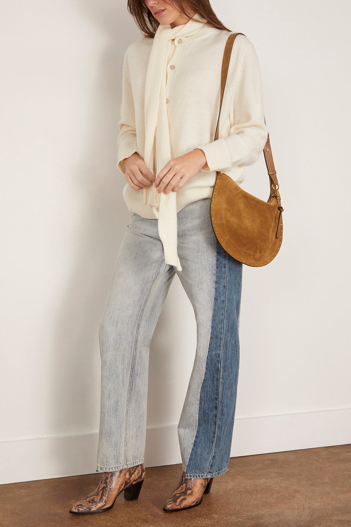 Shea High Rise Ankle Straight Jean in York Spliced - Image 2
