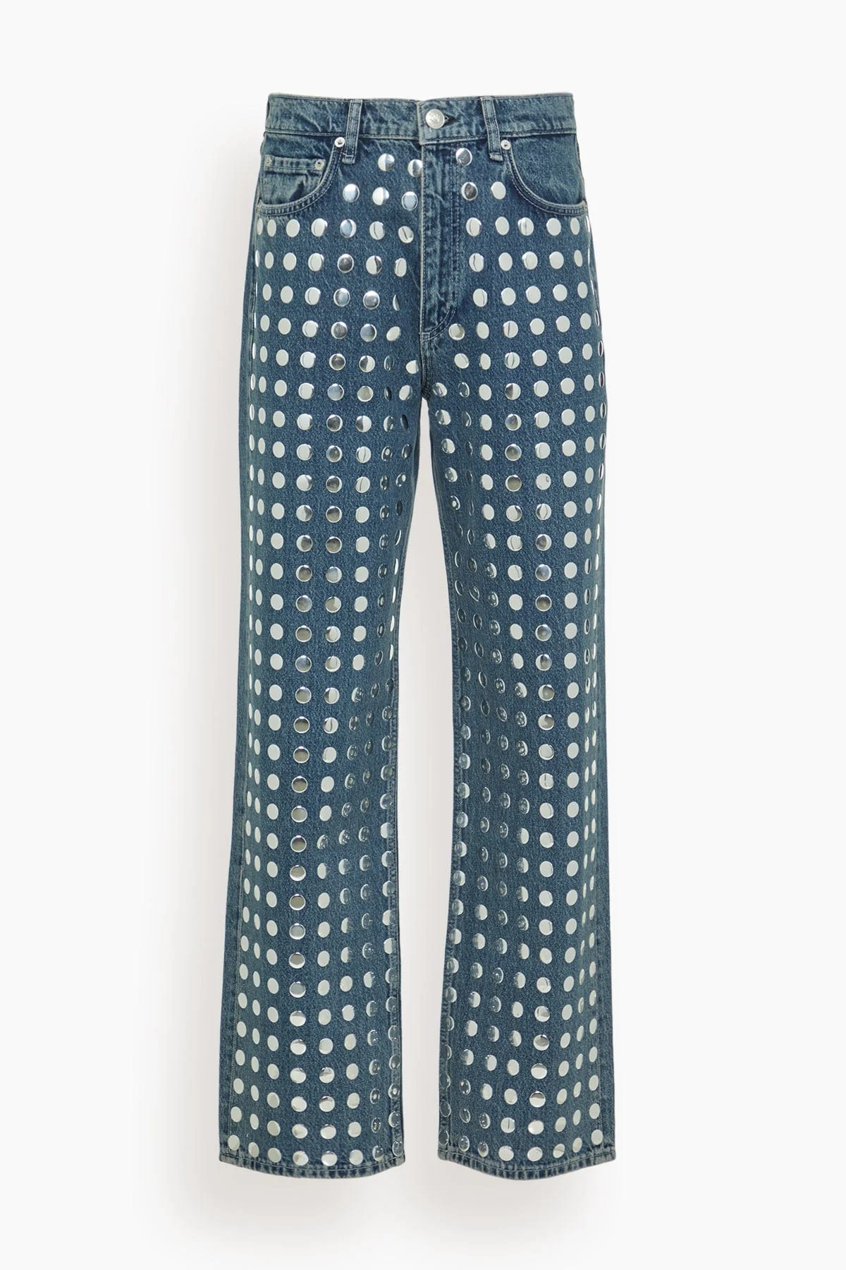 Shea High Rise Full Relaxed Straight Jean in Kingston