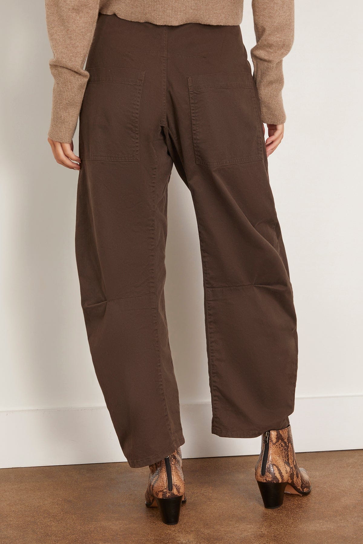 Shon Pant in Chocolate Brown - Image 4
