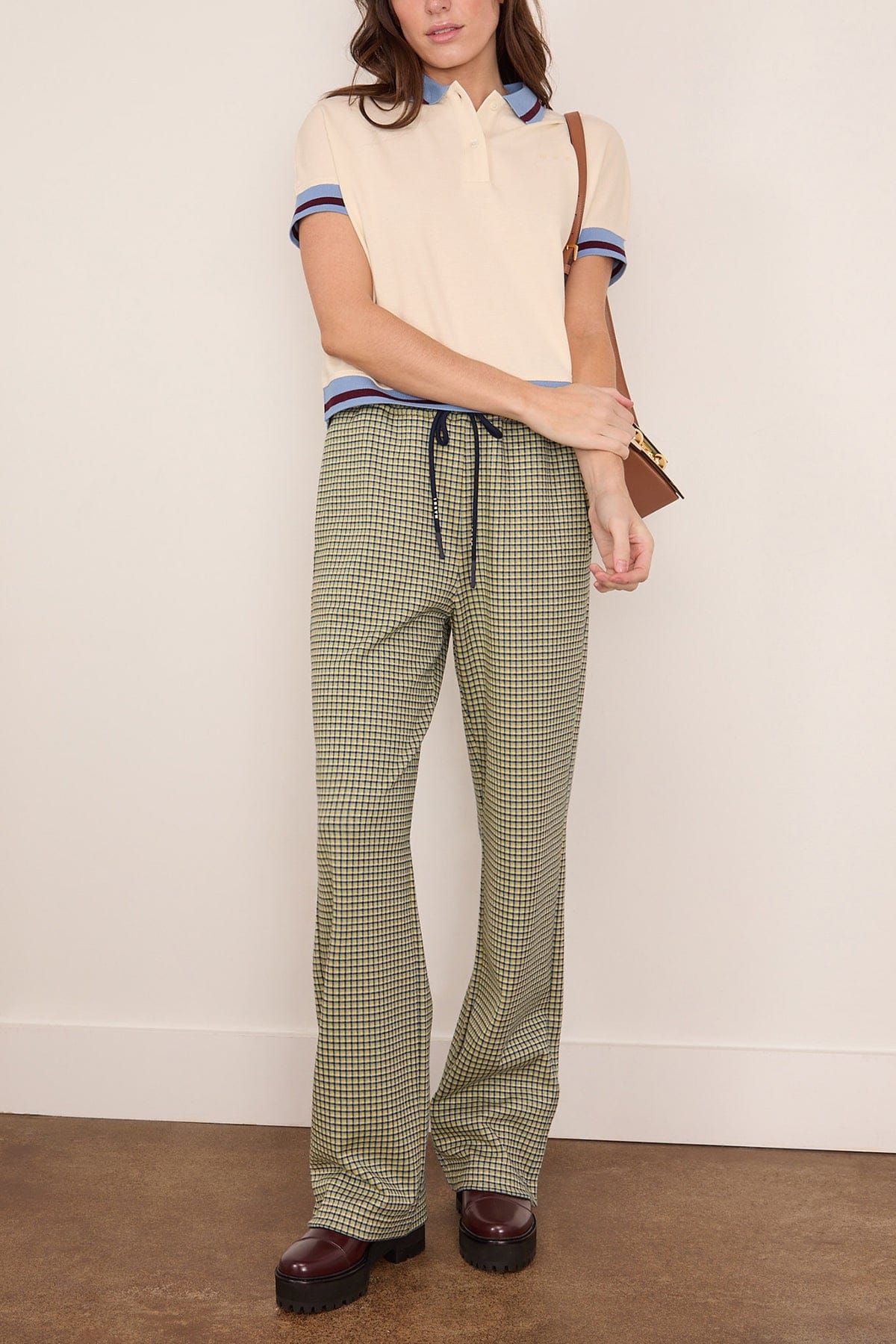 Short Sleeve Polo in Bone - Image 2