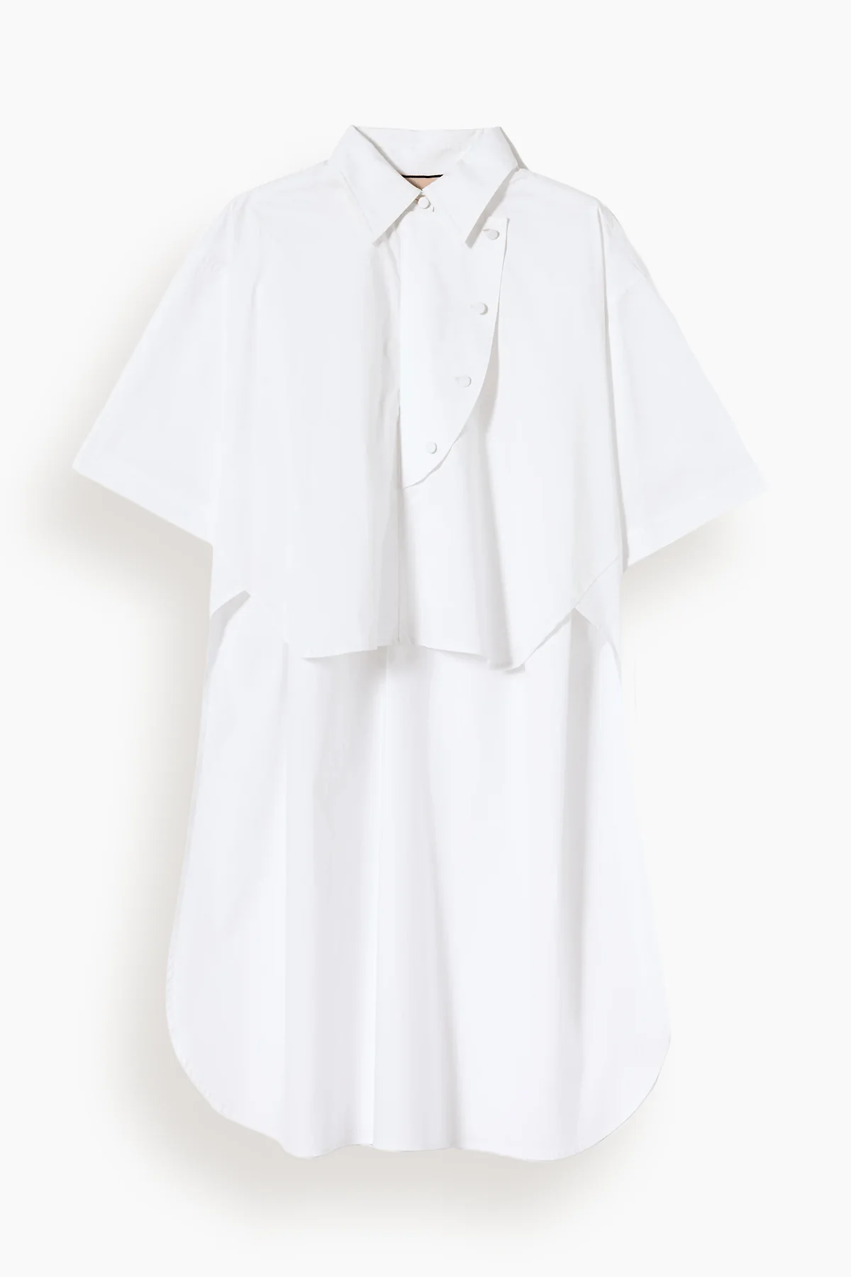 Short Sleeve Shirt in Optical White