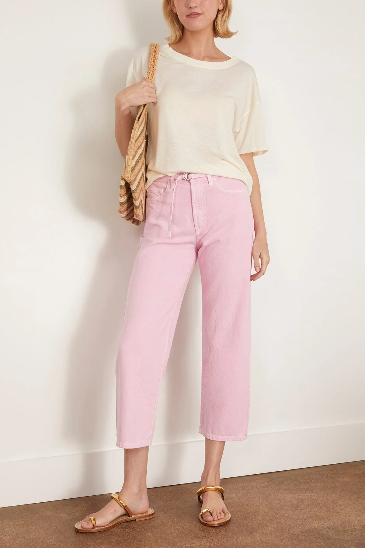 Short Sleeved T-Shirt in Ivory - Image 2