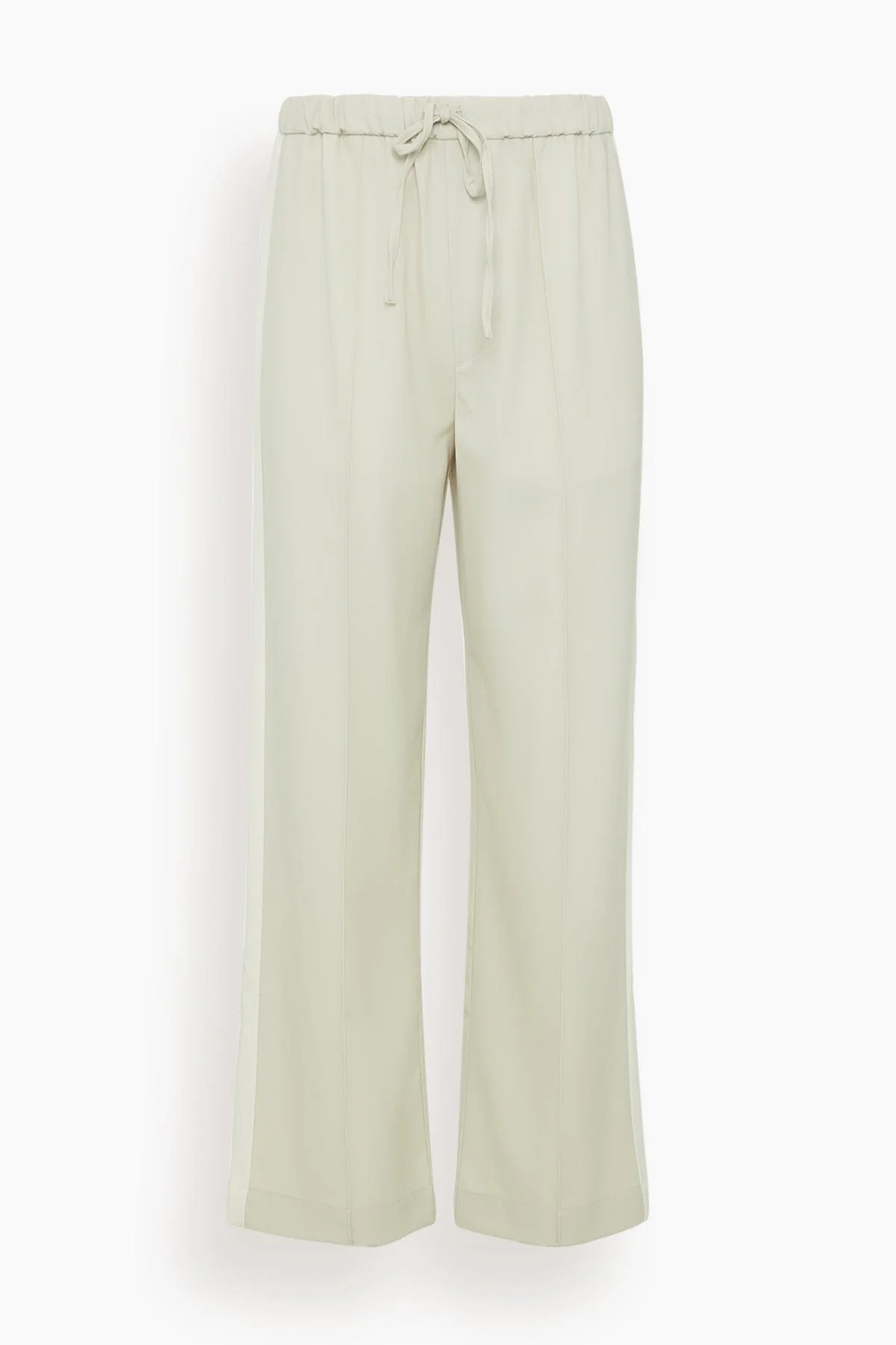 Siena Wool Side Stripe Pant in Ivory