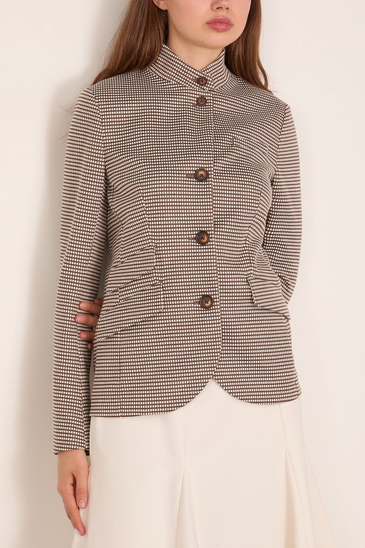 Slade Blazer in Brown - Image 3