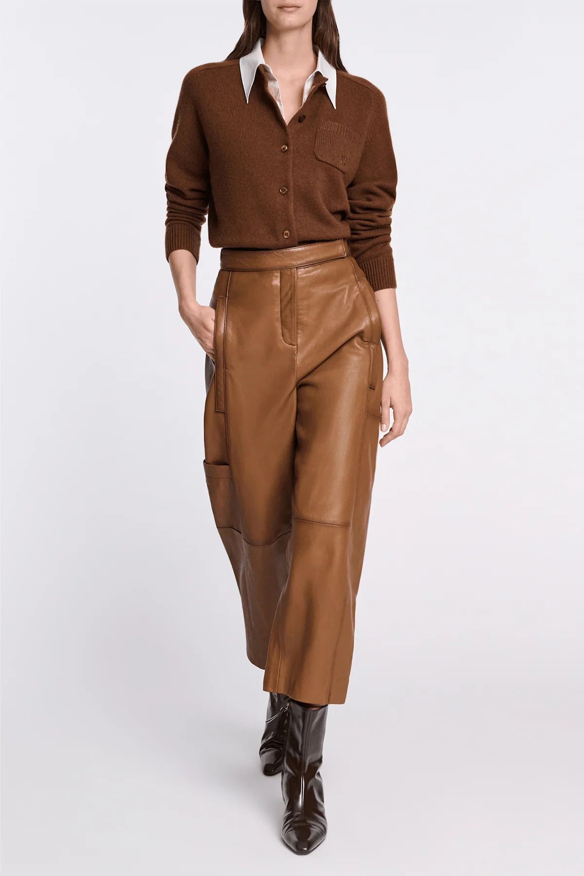 Sleek Statement II Pants in Terra - Image 2
