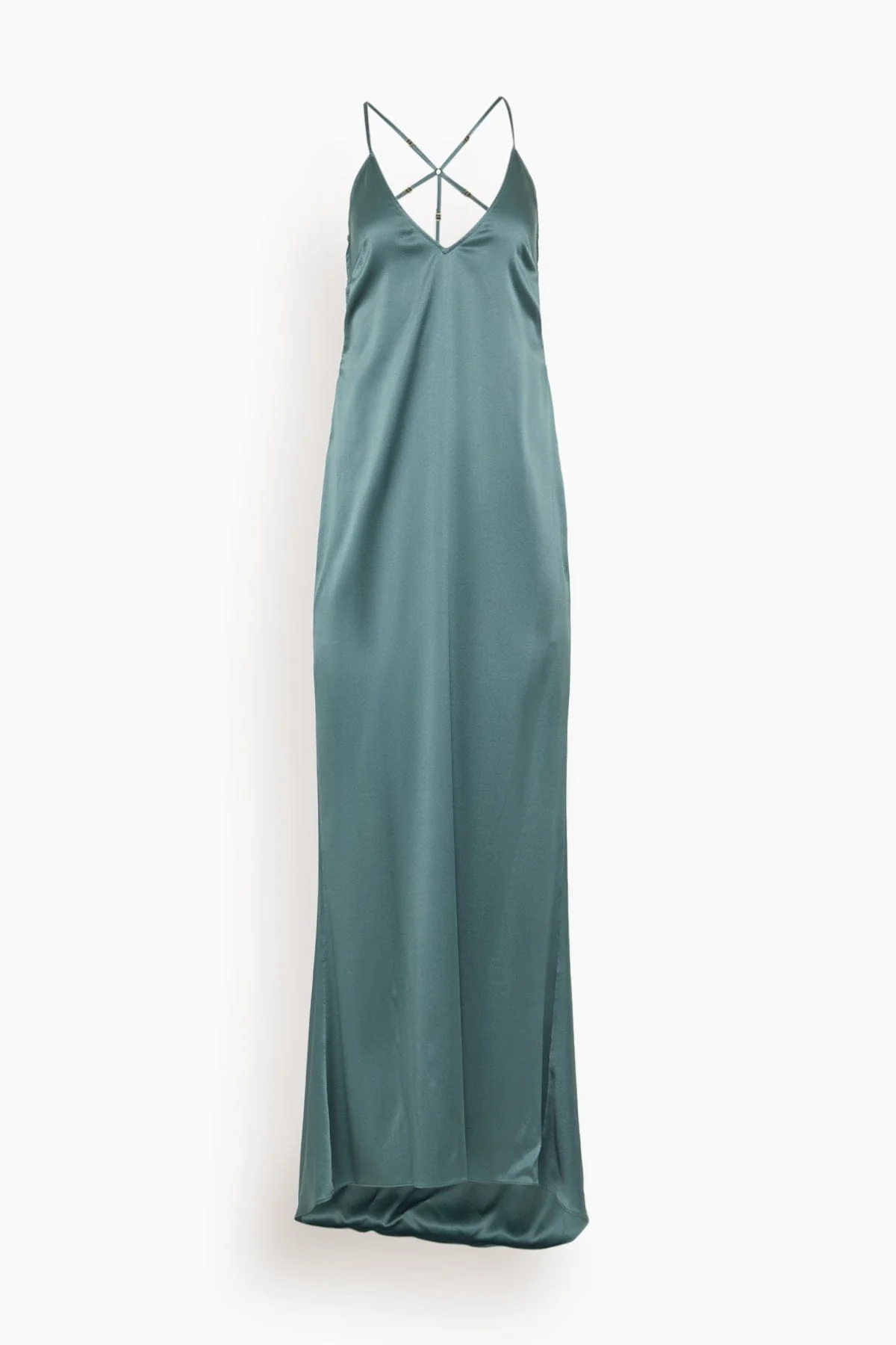 Soie T-Back Gown in Tempete