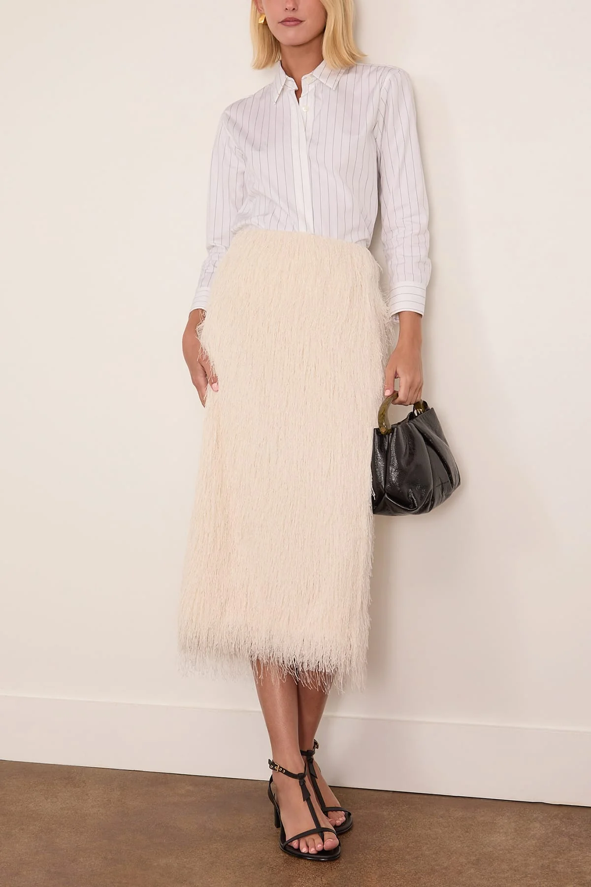 Sokna Tris Skirt in White - Image 2