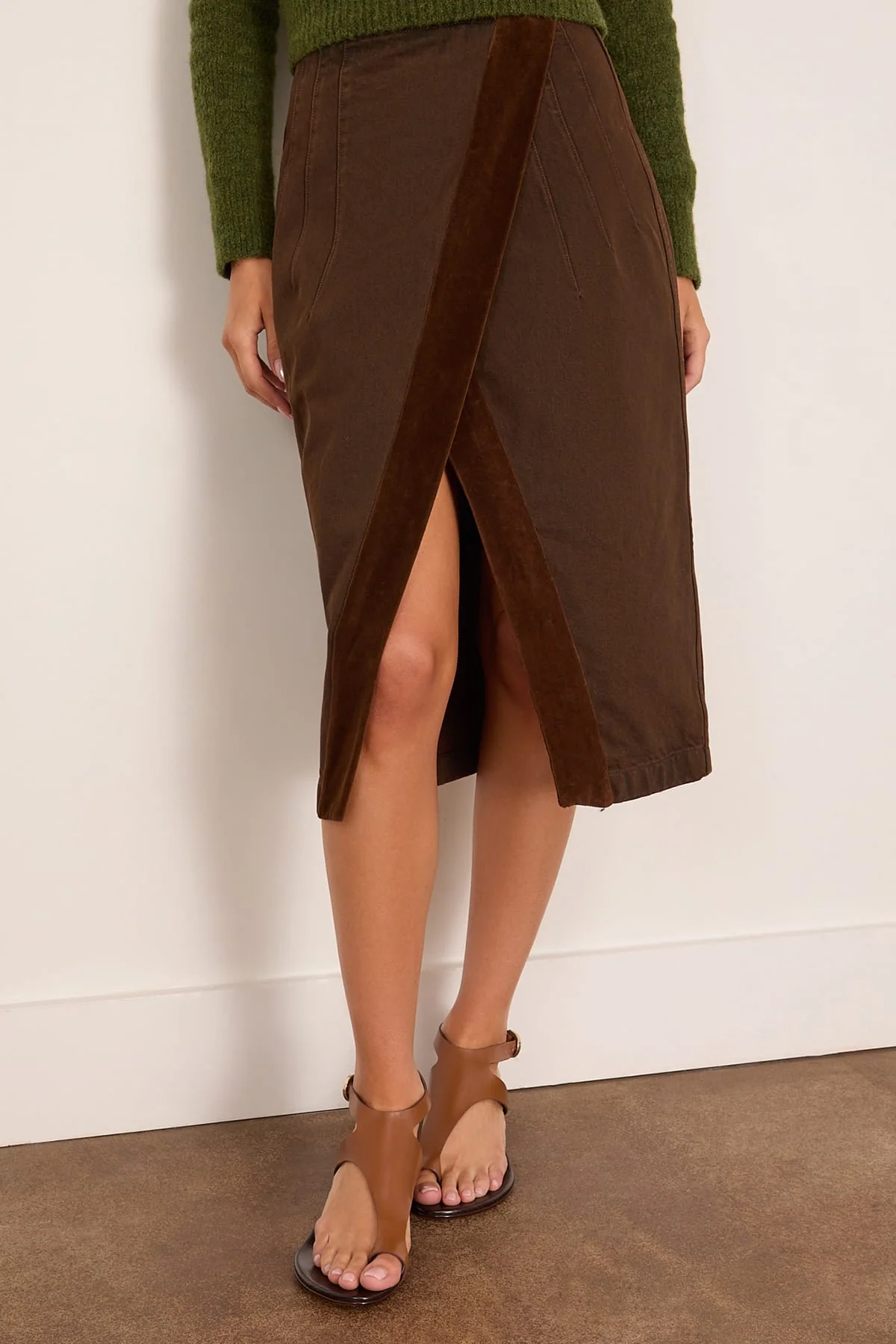 Somina Skirt in Brown - Image 3