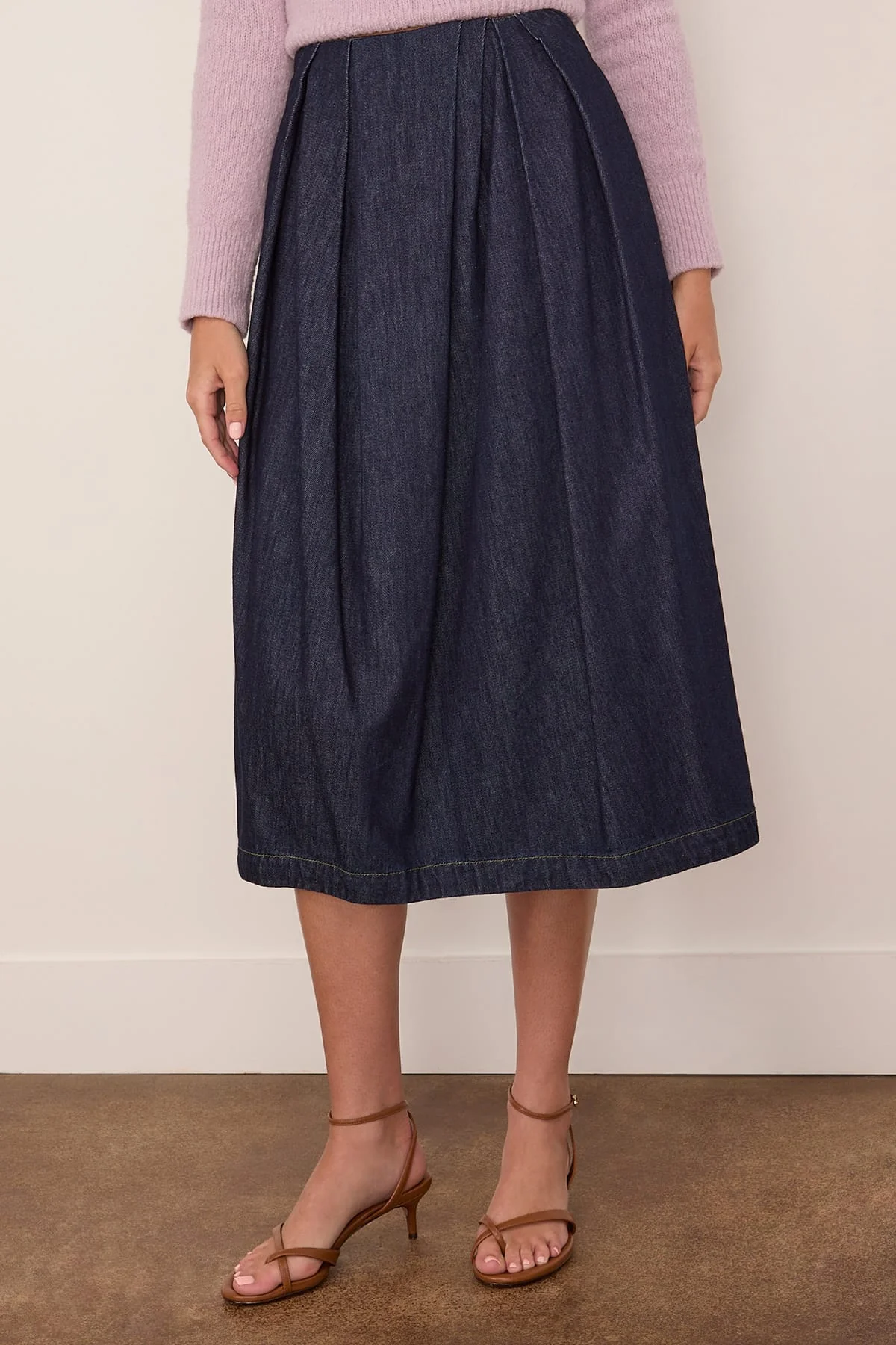 Sonista Skirt in Indigo - Image 3