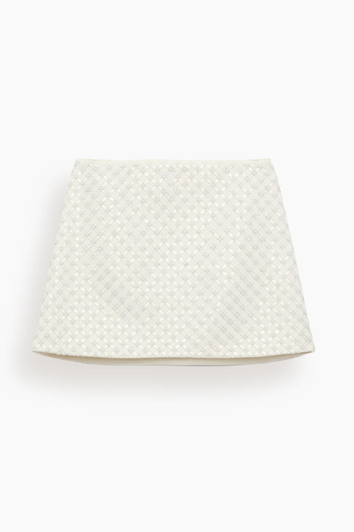 Sparkling Statement Skirt in Pearl