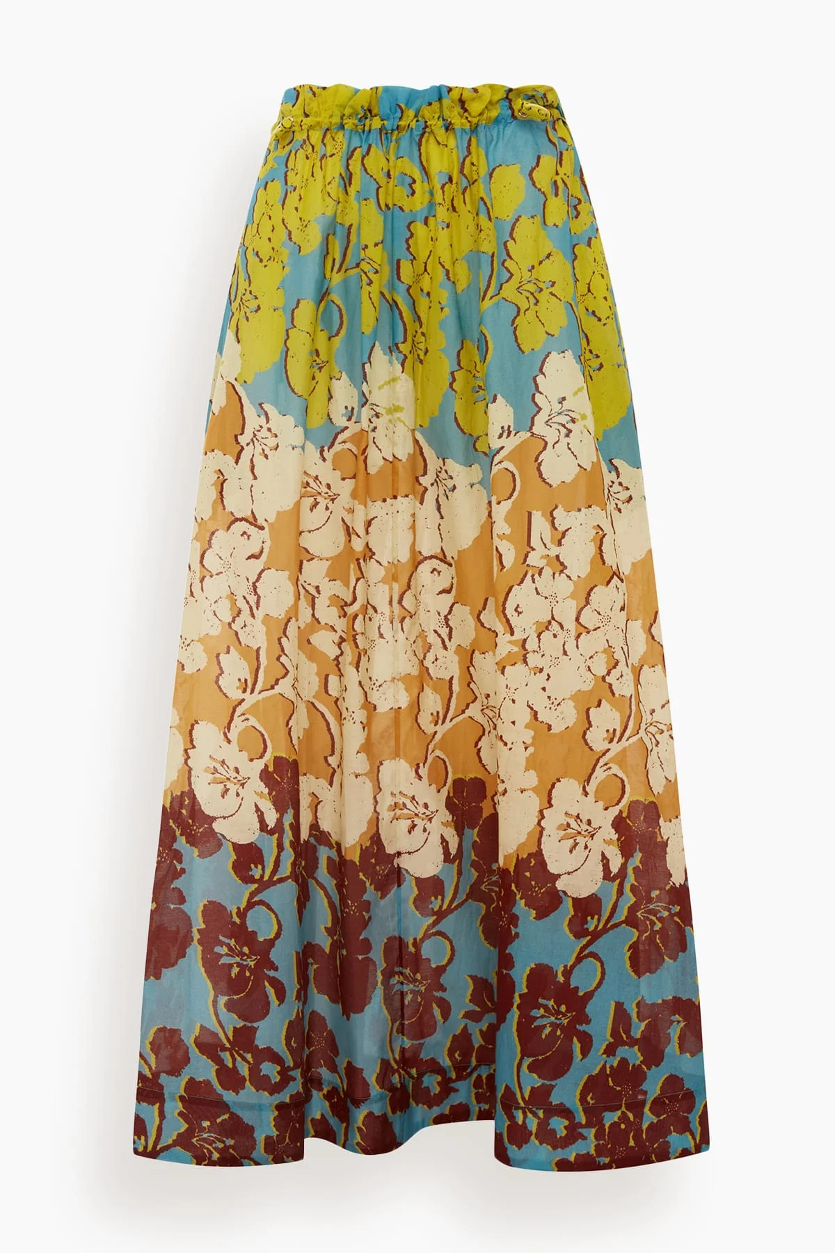 Splice Midi Skirt in Multi