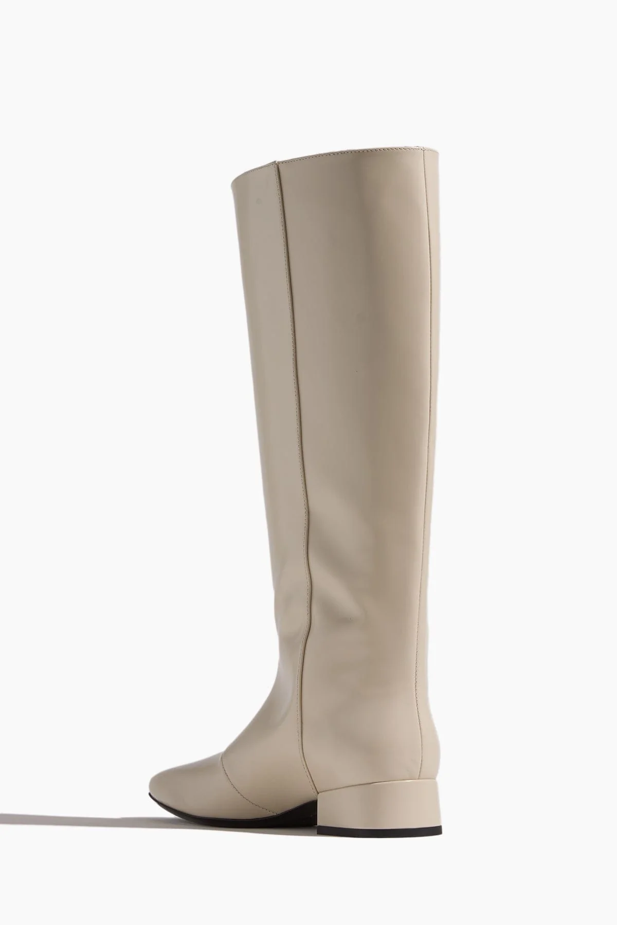 Subtle Shine Riding Boot in Dark Cream - Image 3