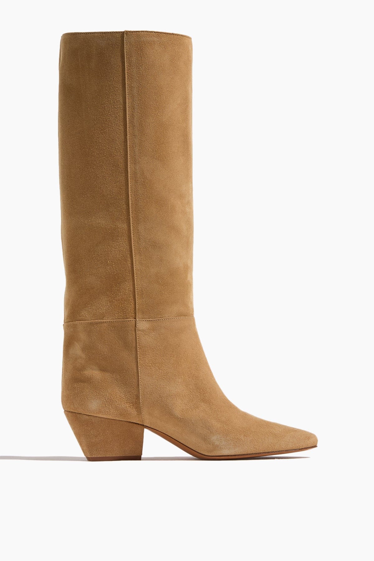 Suede High Boots in Ambra