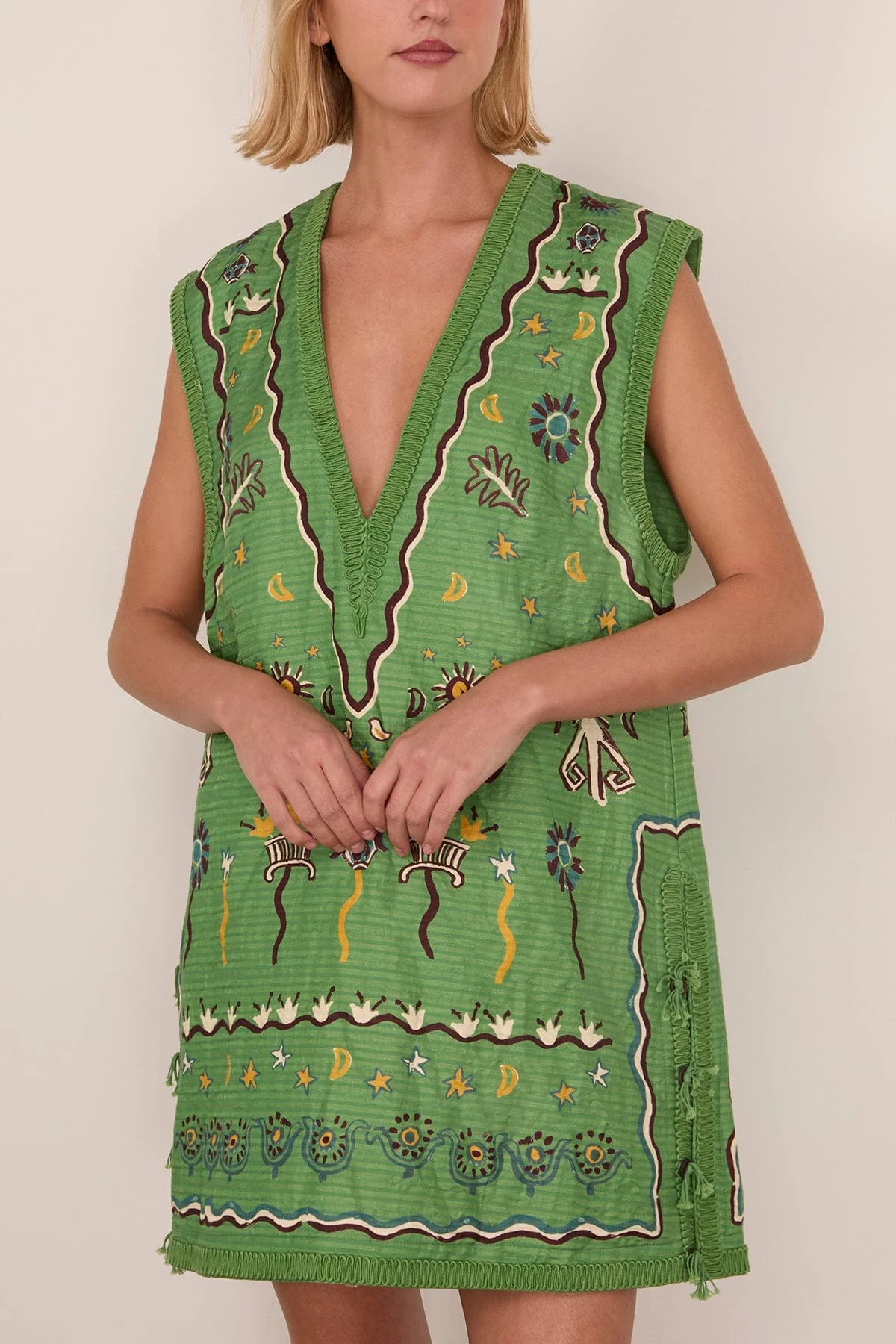 Sun Dancer Mini Dress in Multi - Image 3