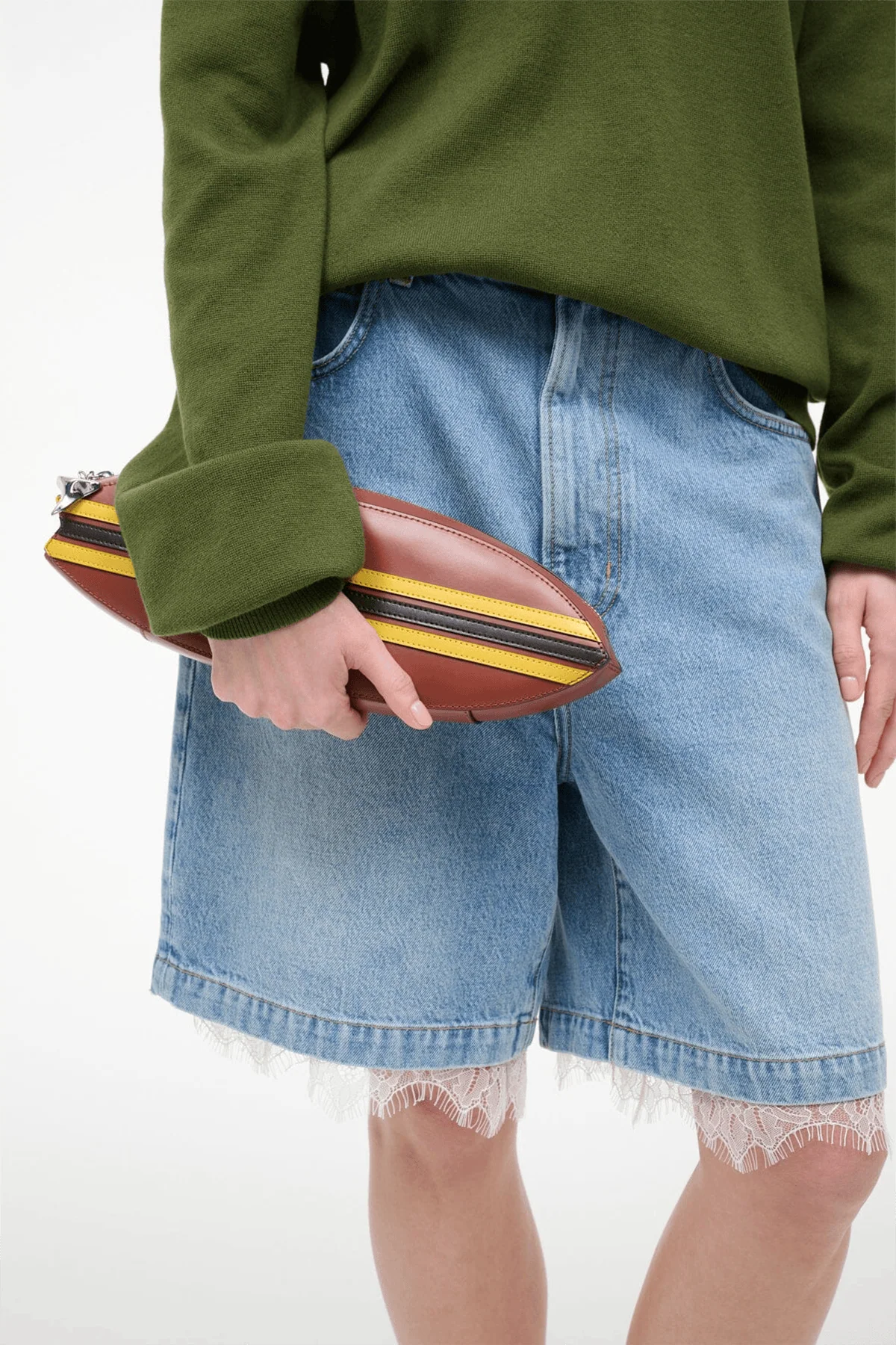 Surfboard Clutch in Tabac - Image 2